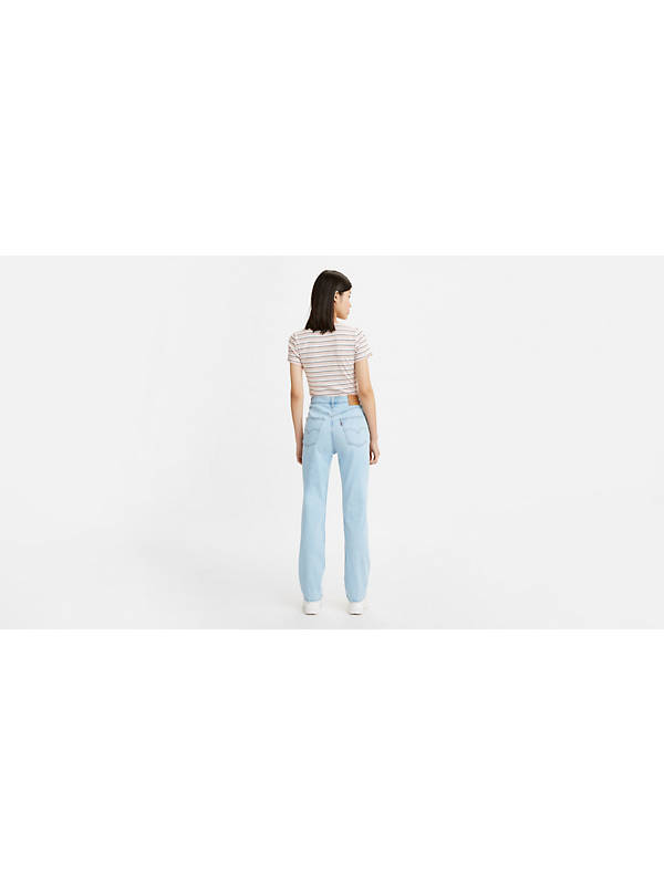 70's High Rise Slim Straight Women's Jeans - Light Wash | Levi's® CA