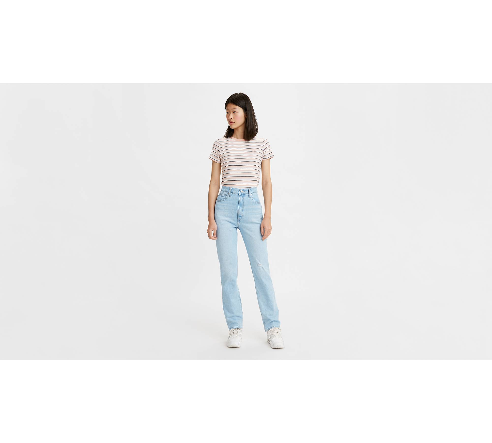70's High Rise Slim Straight Women's Jeans 1