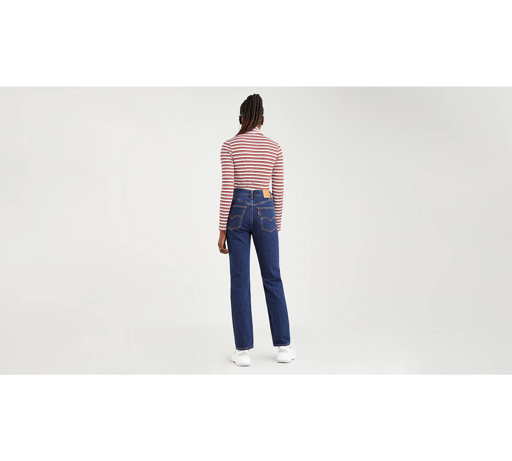 70's High Slim Straight Jeans - Blue | Levi's® DK