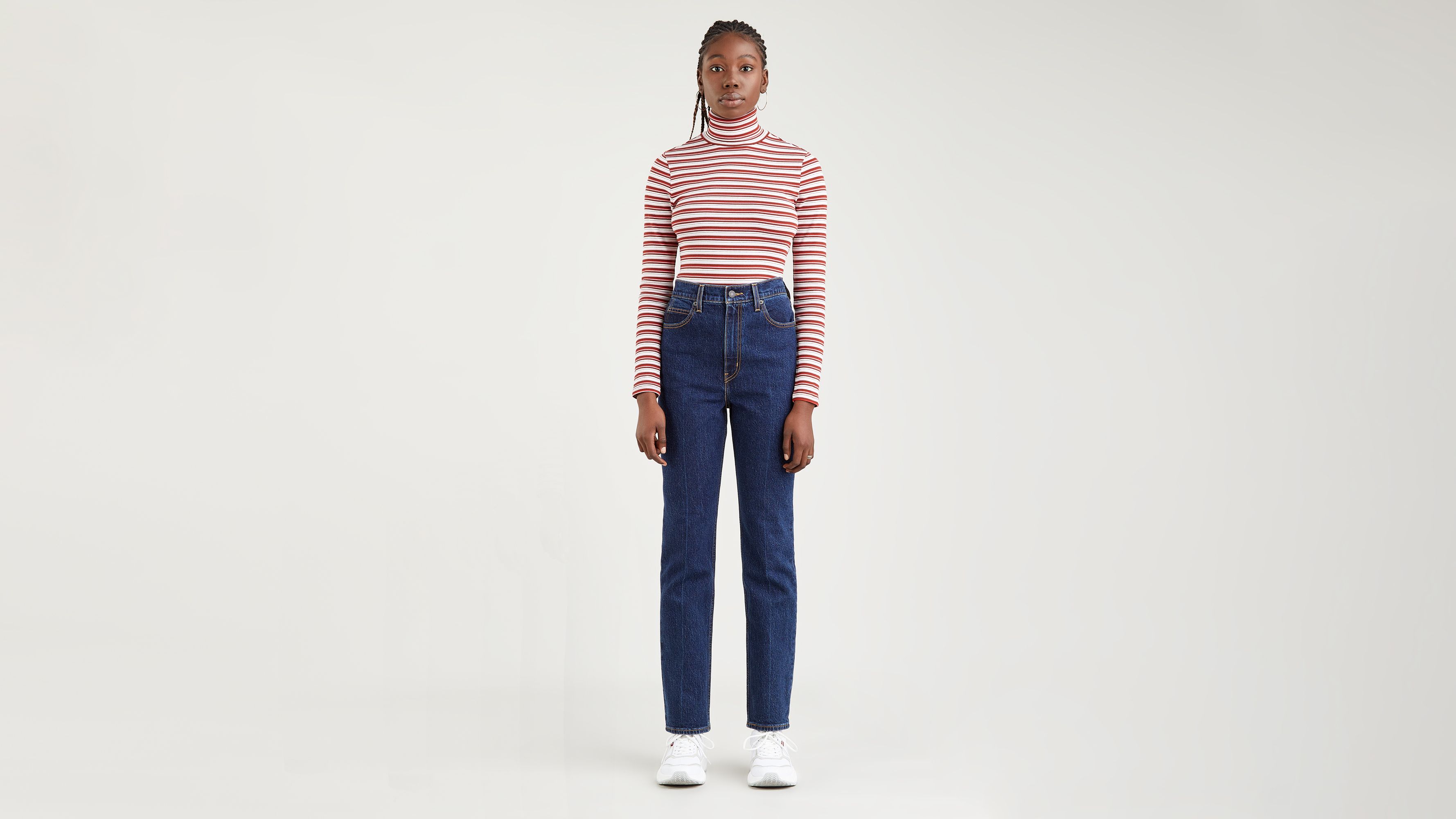 70's High Slim Straight Jeans - Blue | Levi's® DE