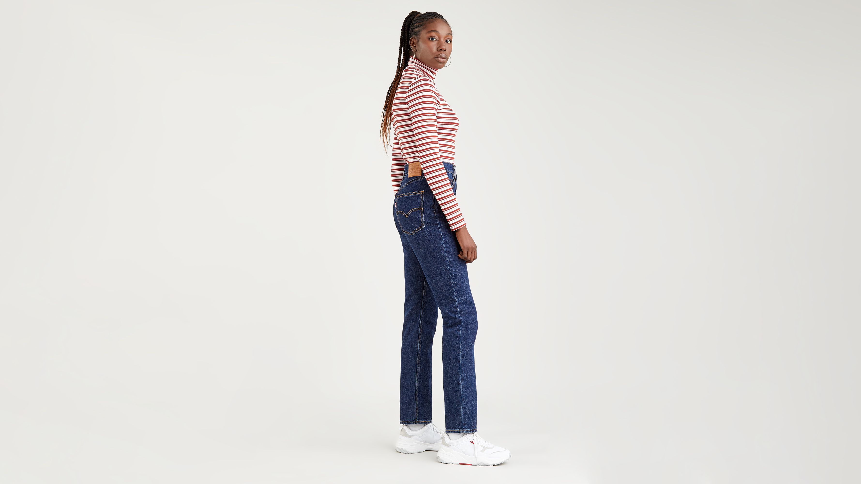 70's High Straight Jeans 2