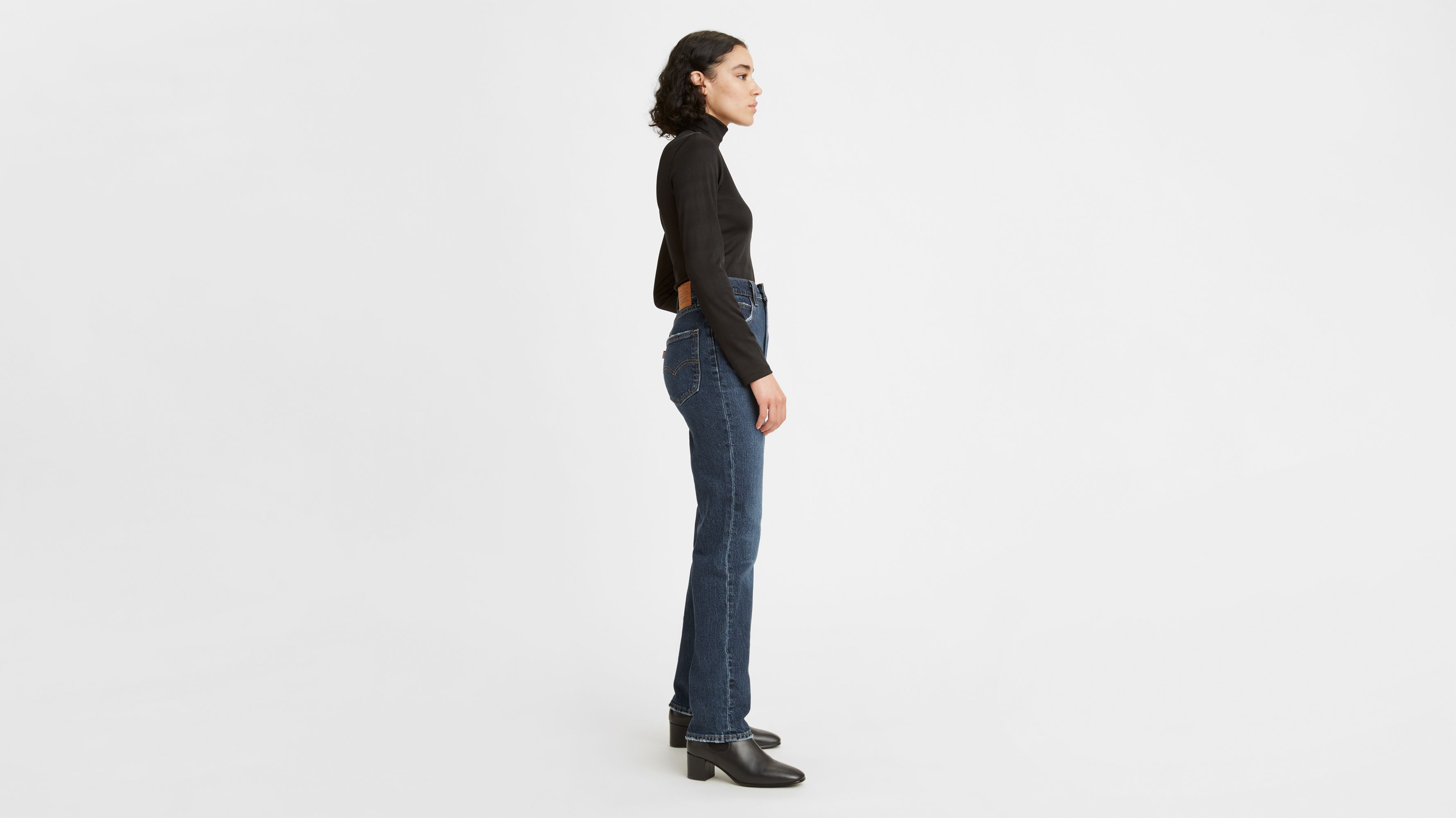 70's High Rise Slim Straight Women's Jeans - Dark Wash | Levi's® US