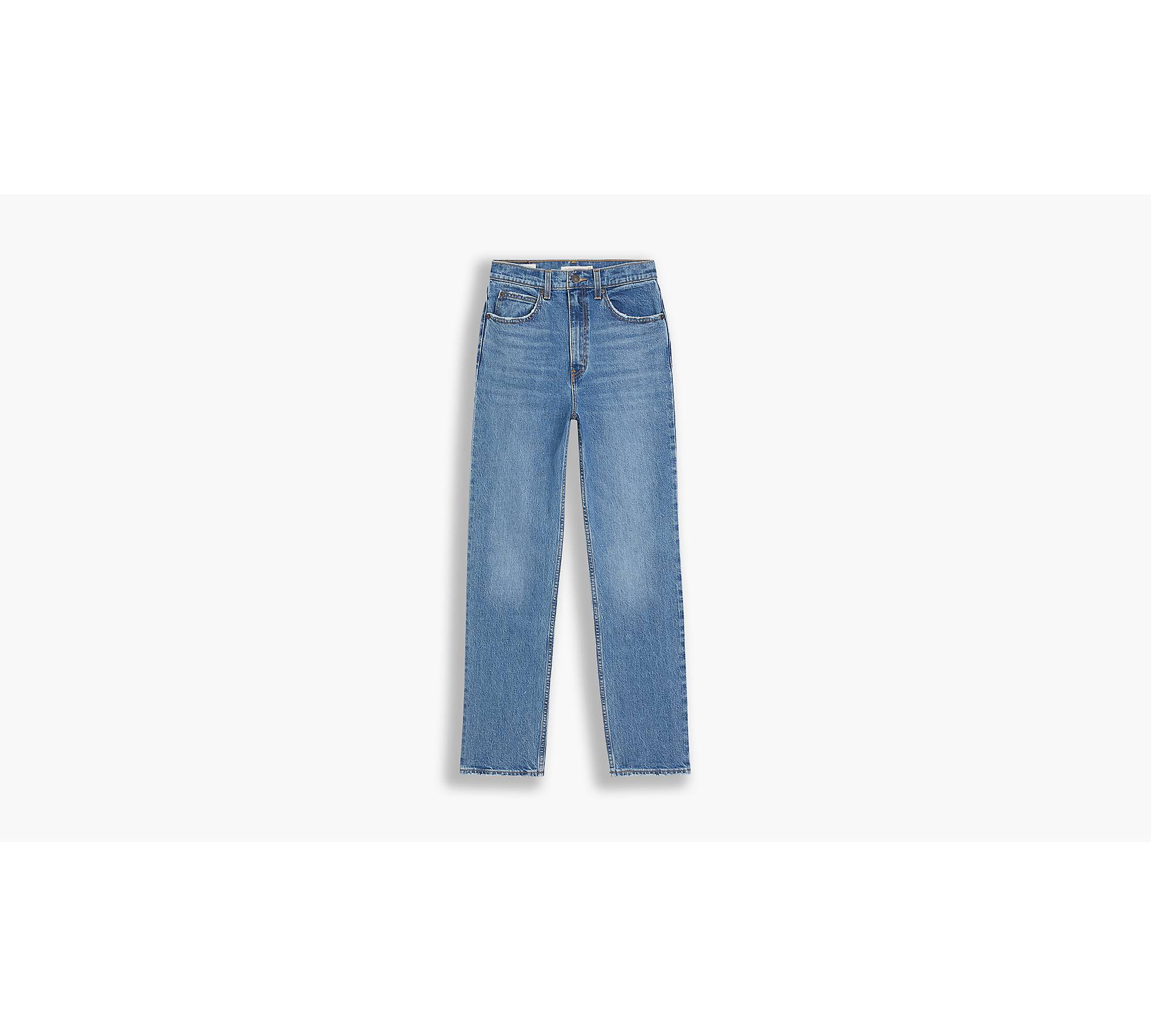 70's High Rise Slim Straight Women's Jeans - Medium Wash | Levi's® CA