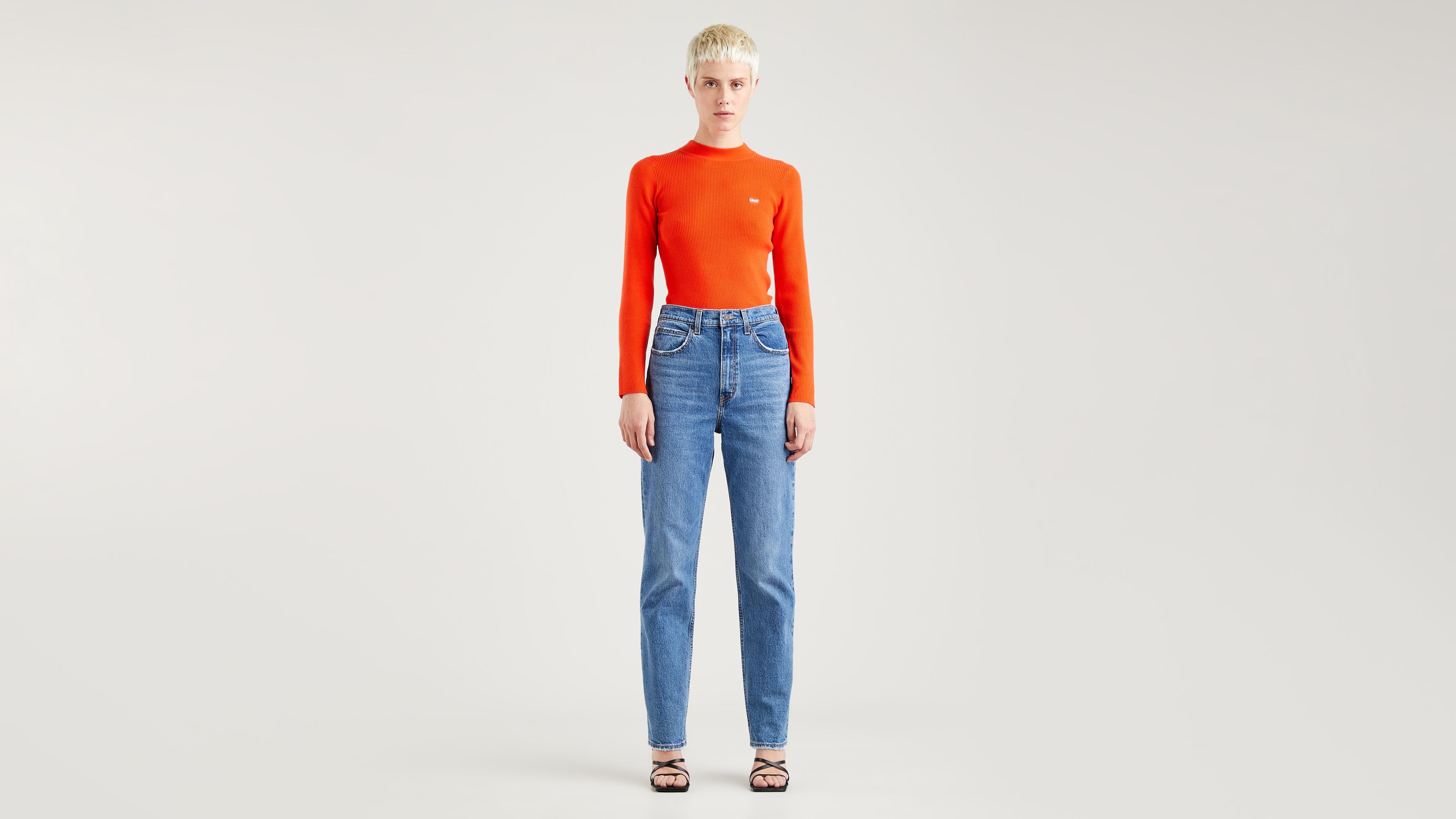 70's High Rise Slim Straight Women's Jeans 5