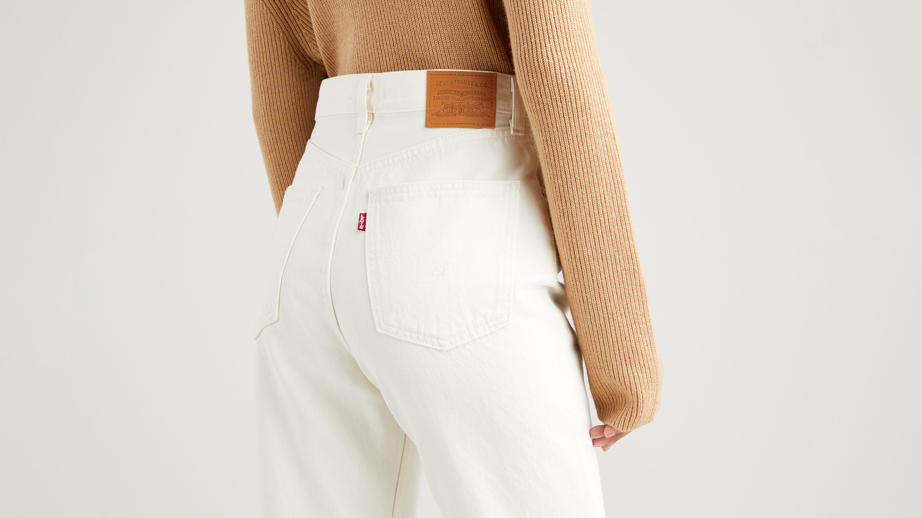 70's High Slim Straight Jeans - White | Levi's® MT