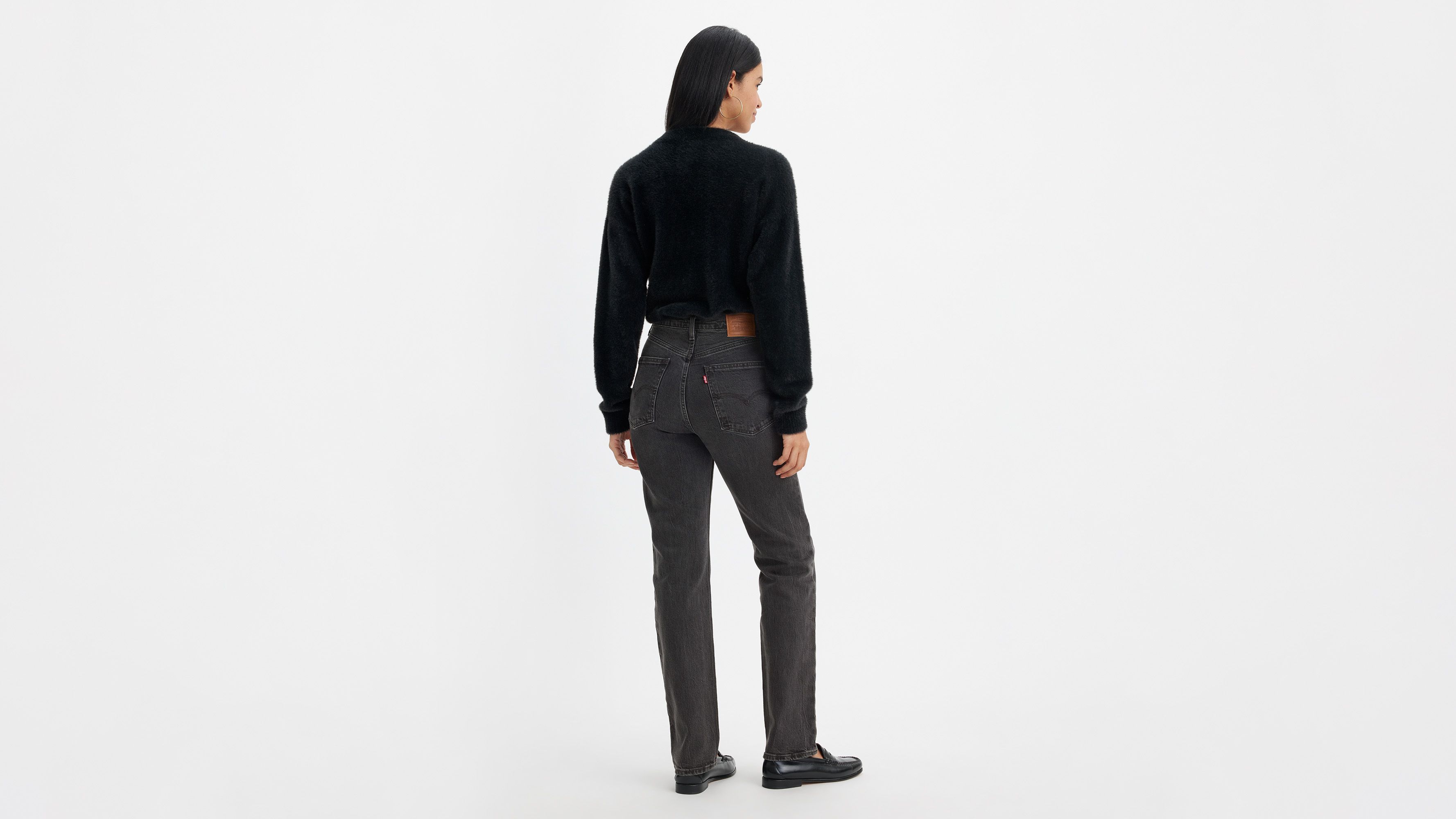 70's High Slim Straight Women's Jeans - Black | Levi's® US