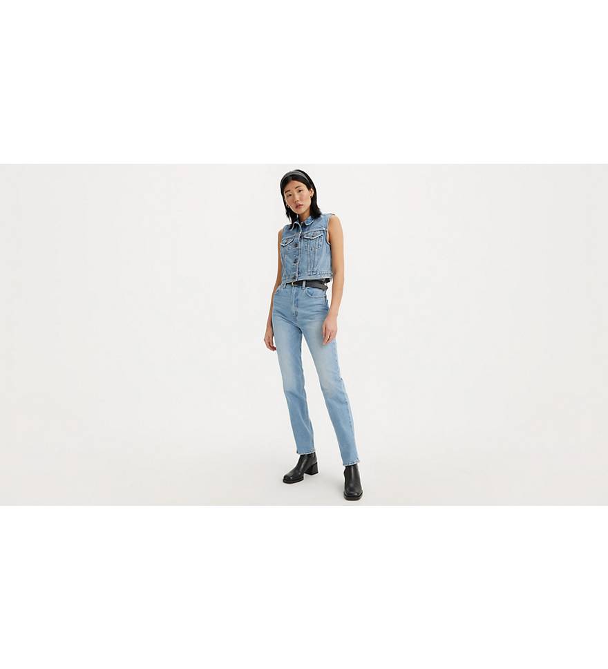 70's High Slim Straight Women's Jeans - Medium Wash | Levi's® CA