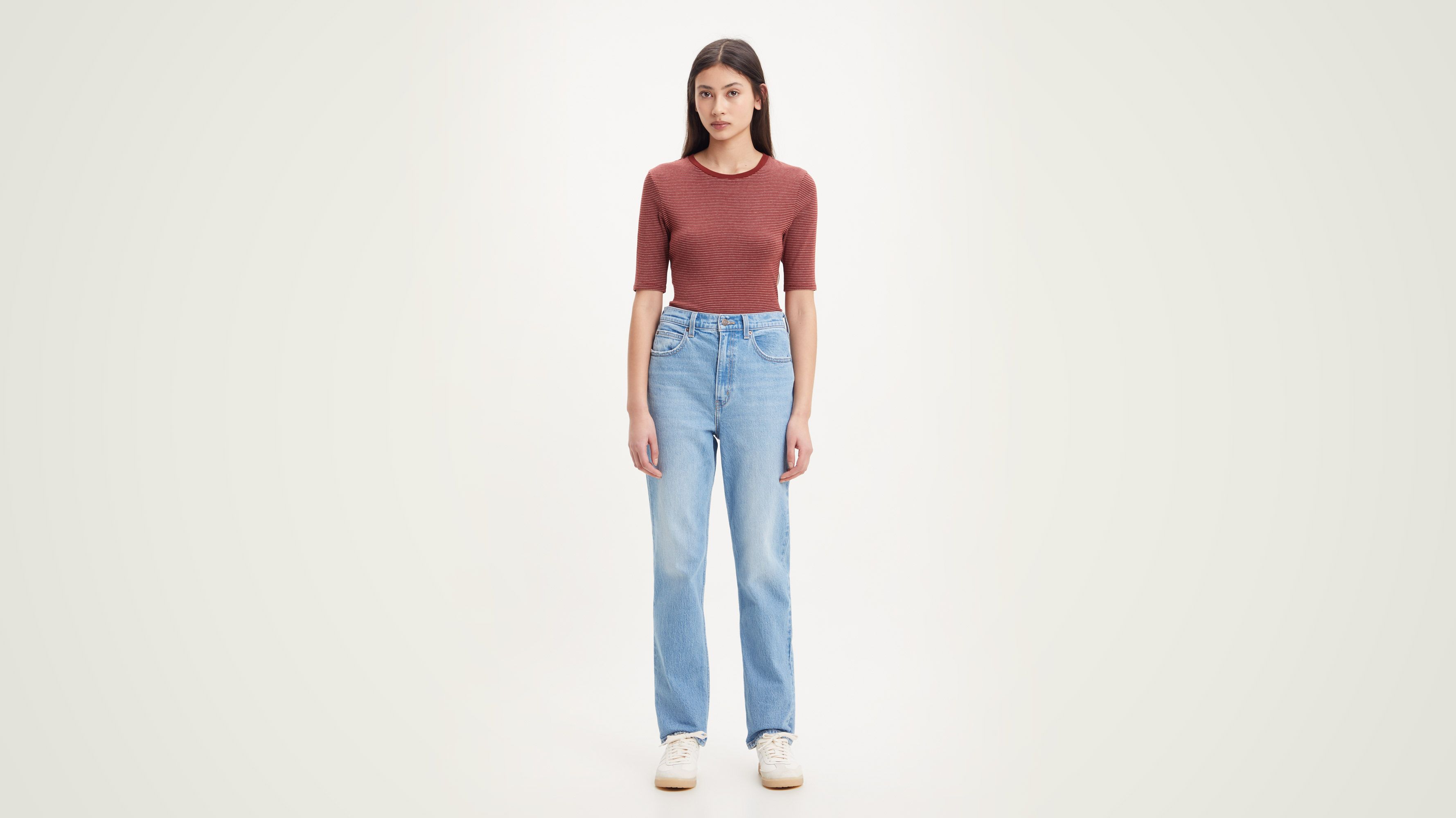 70's High Slim Straight Jeans - Blue | Levi's® GB