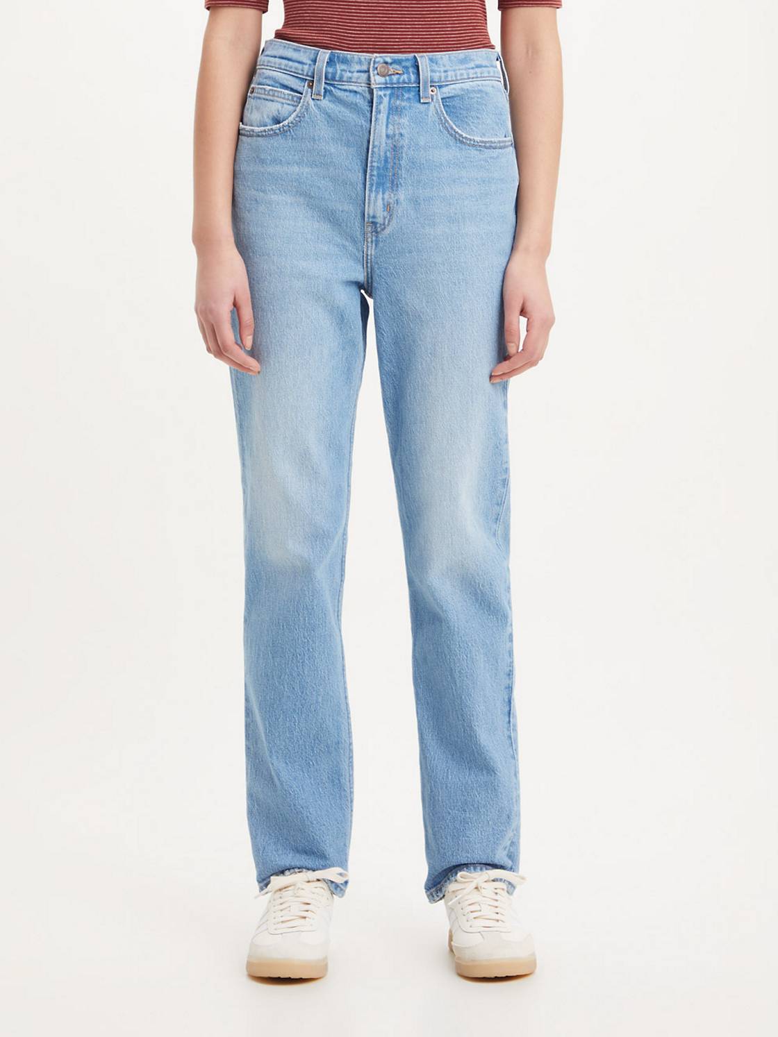 70's High Slim Straight Jeans 1
