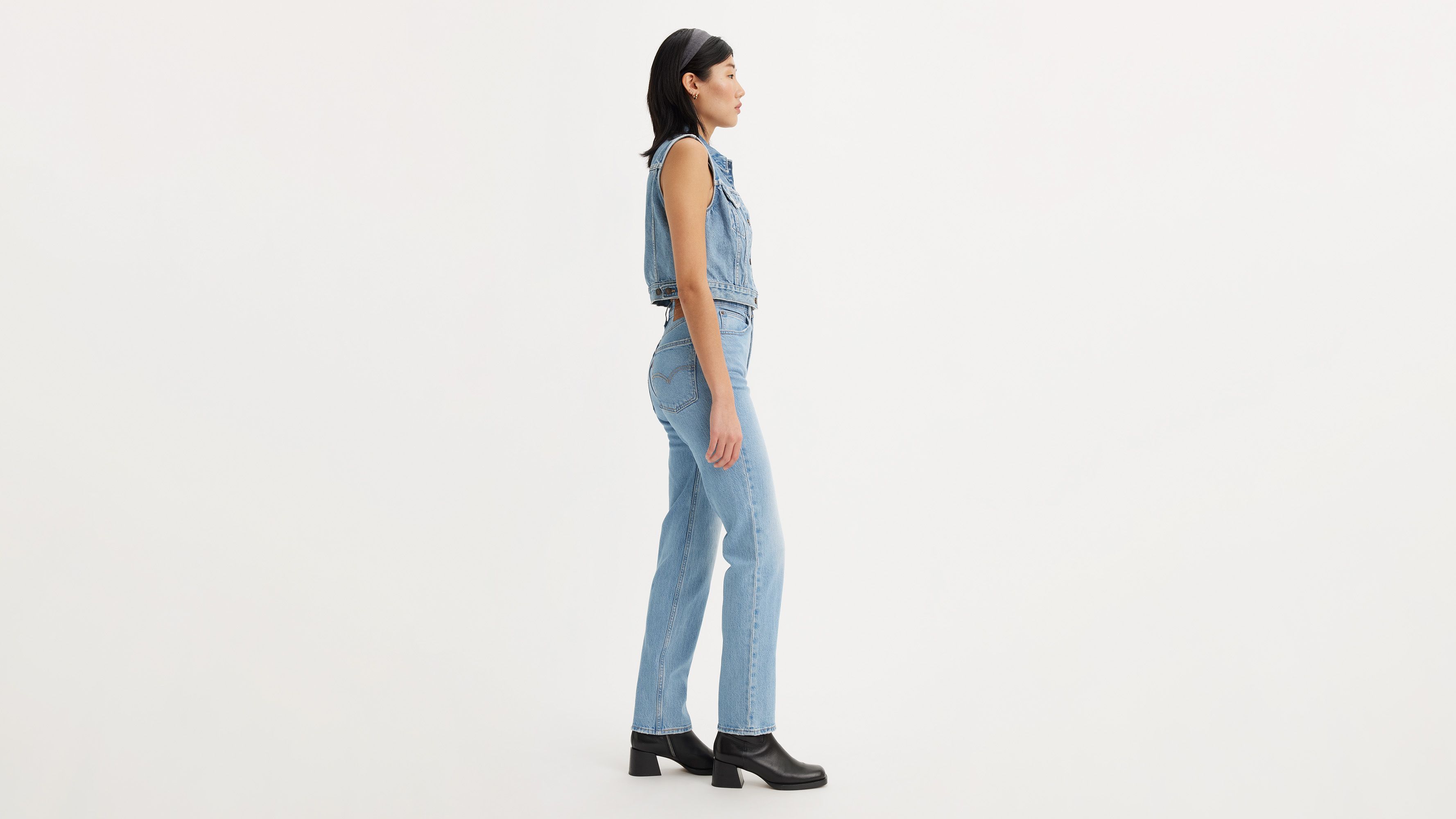 70's High Slim Straight Women's Jeans - Medium Wash | Levi's® CA