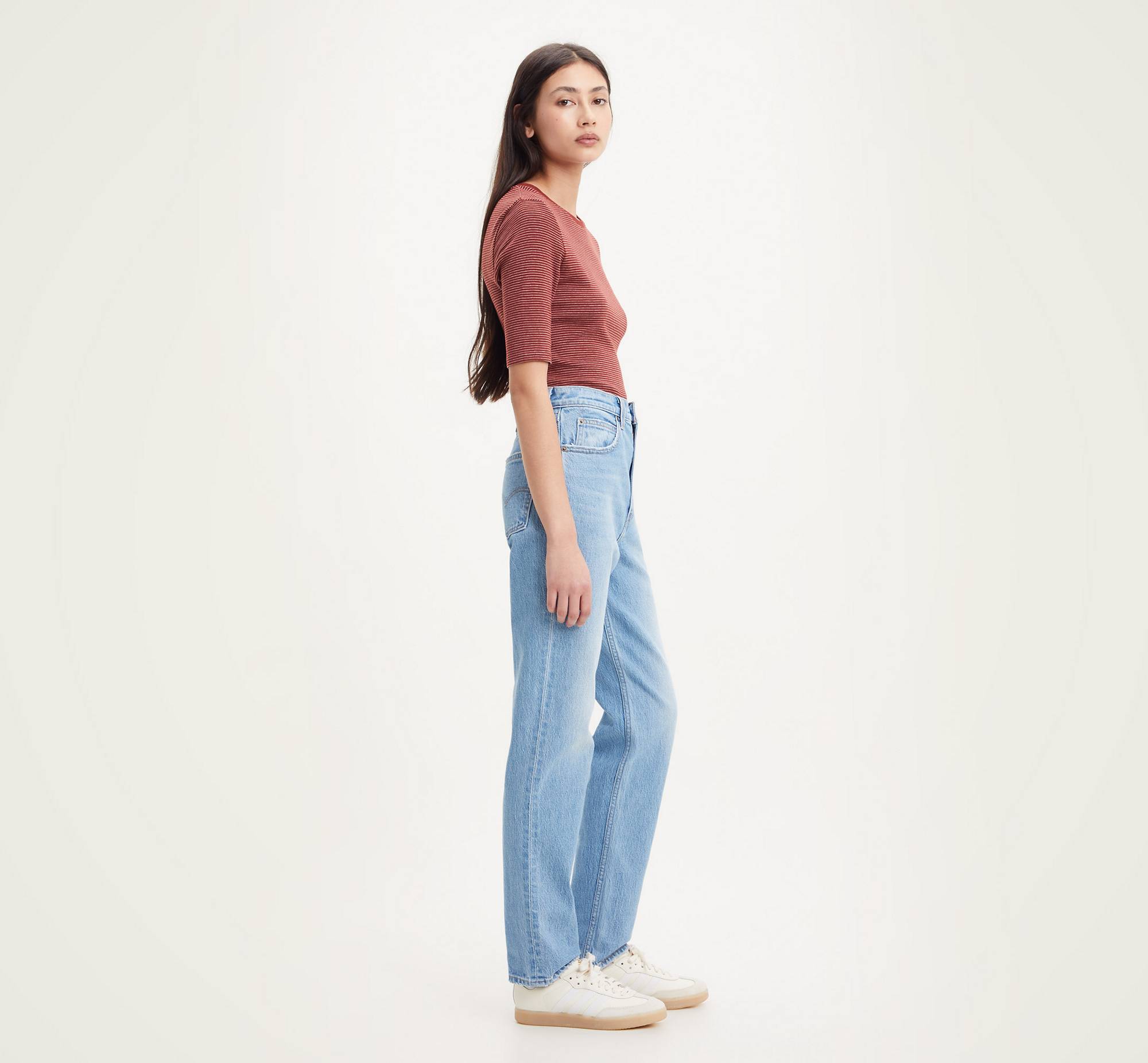 70's High Slim Straight Jeans 2