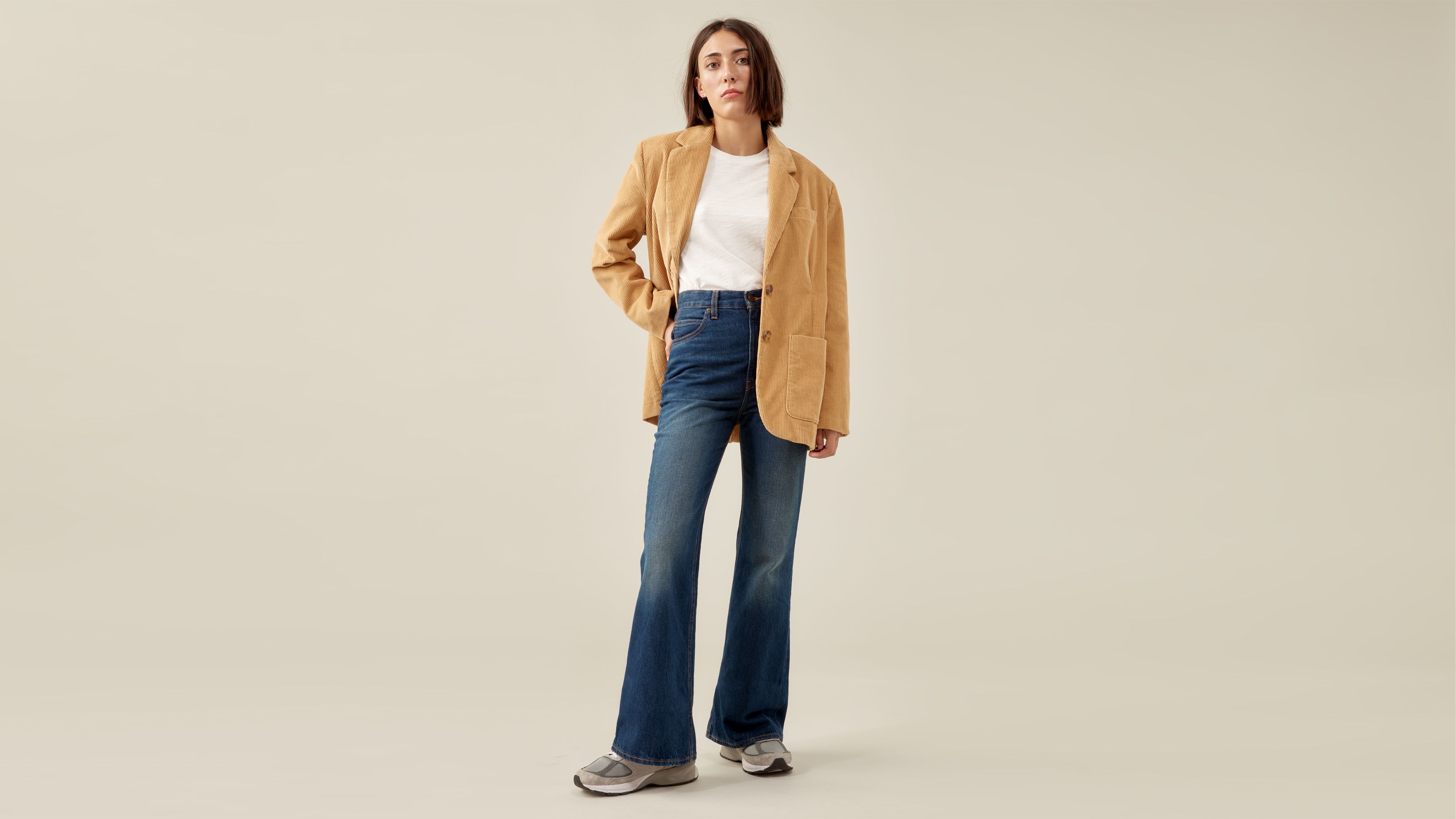70's High Rise Flare Women's Jeans 