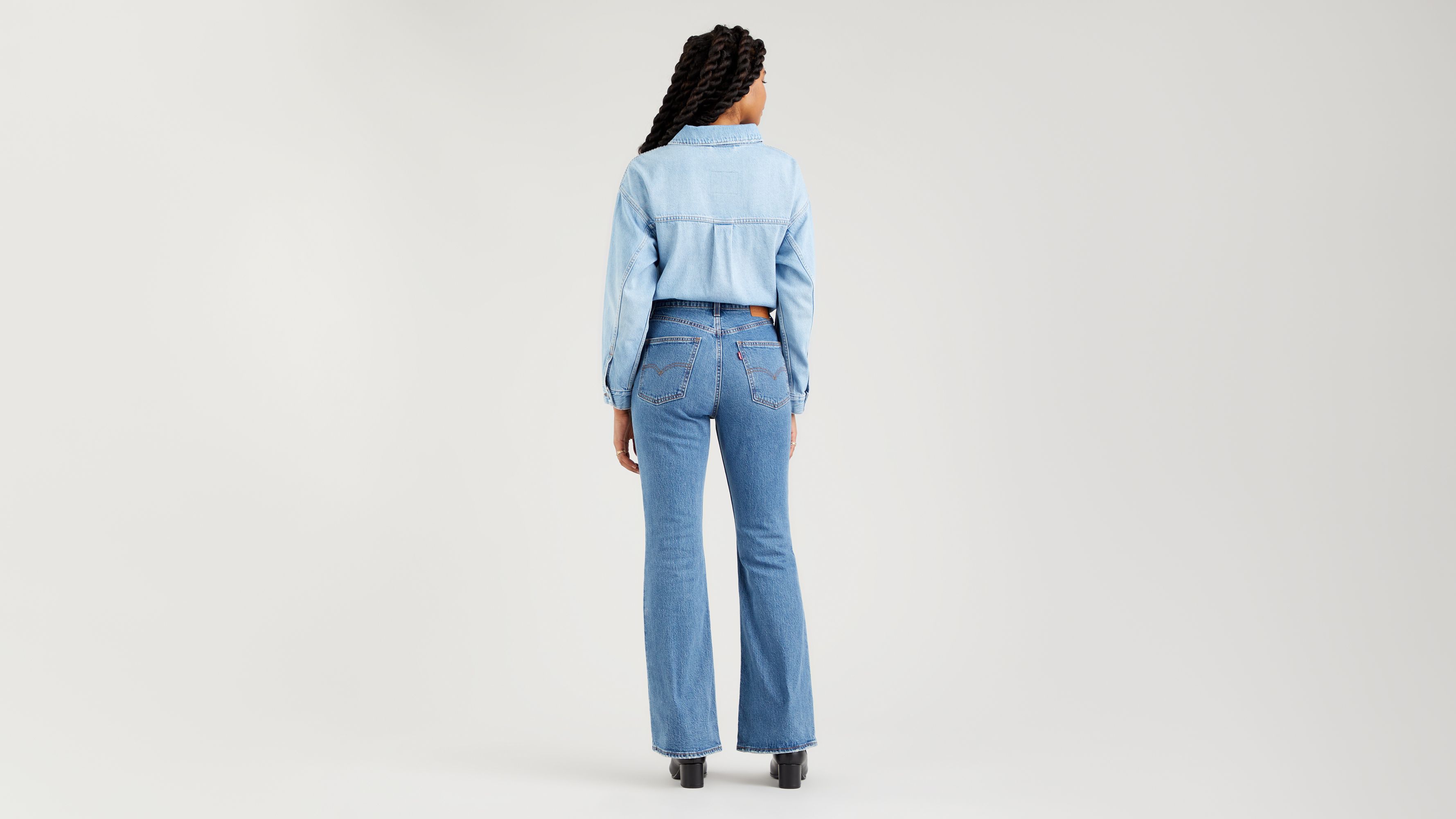 70's High Flare Jeans - Blue | Levi's® GB