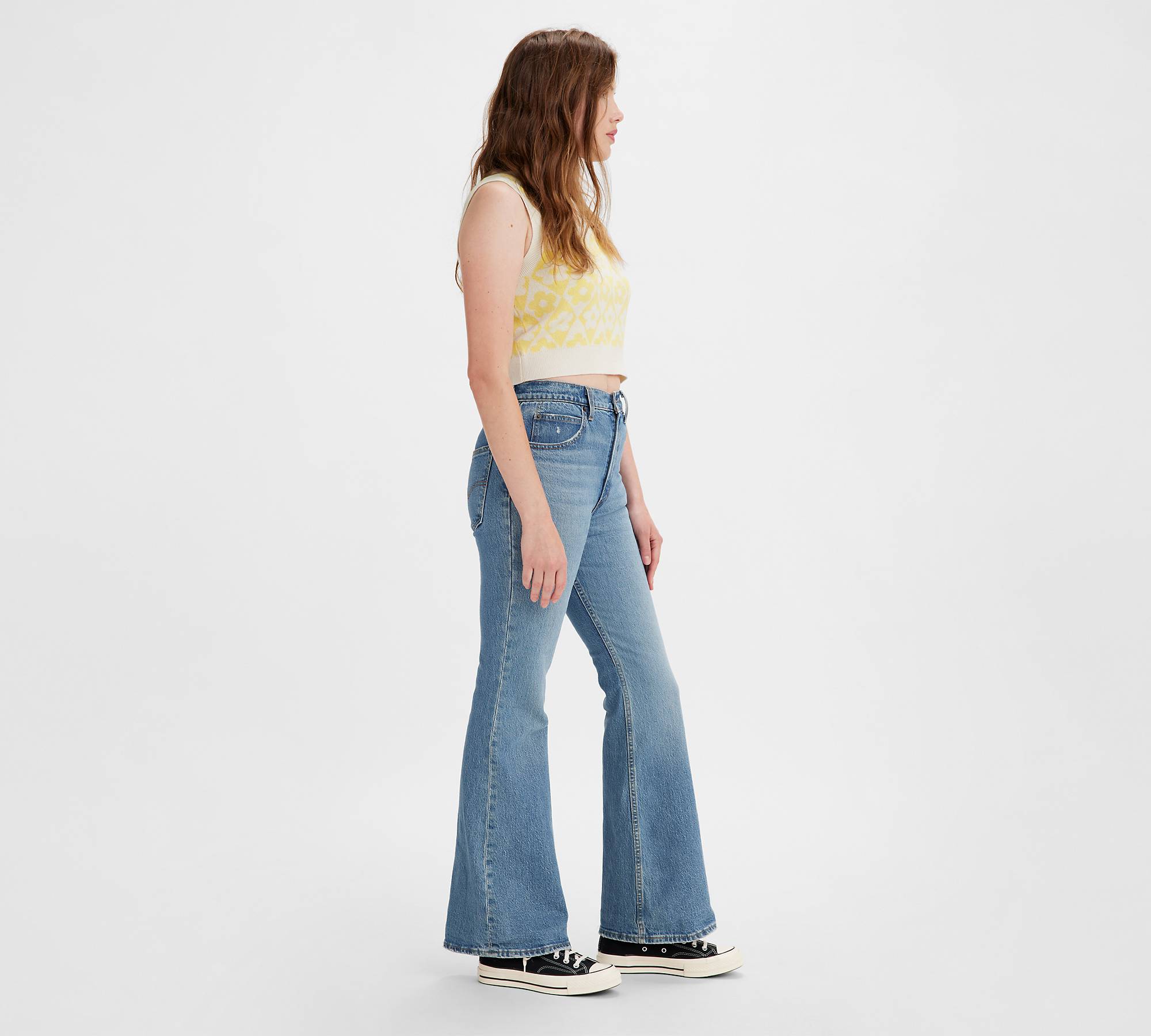 Shop Re/done 70s Pocket Loose Flare Jeans