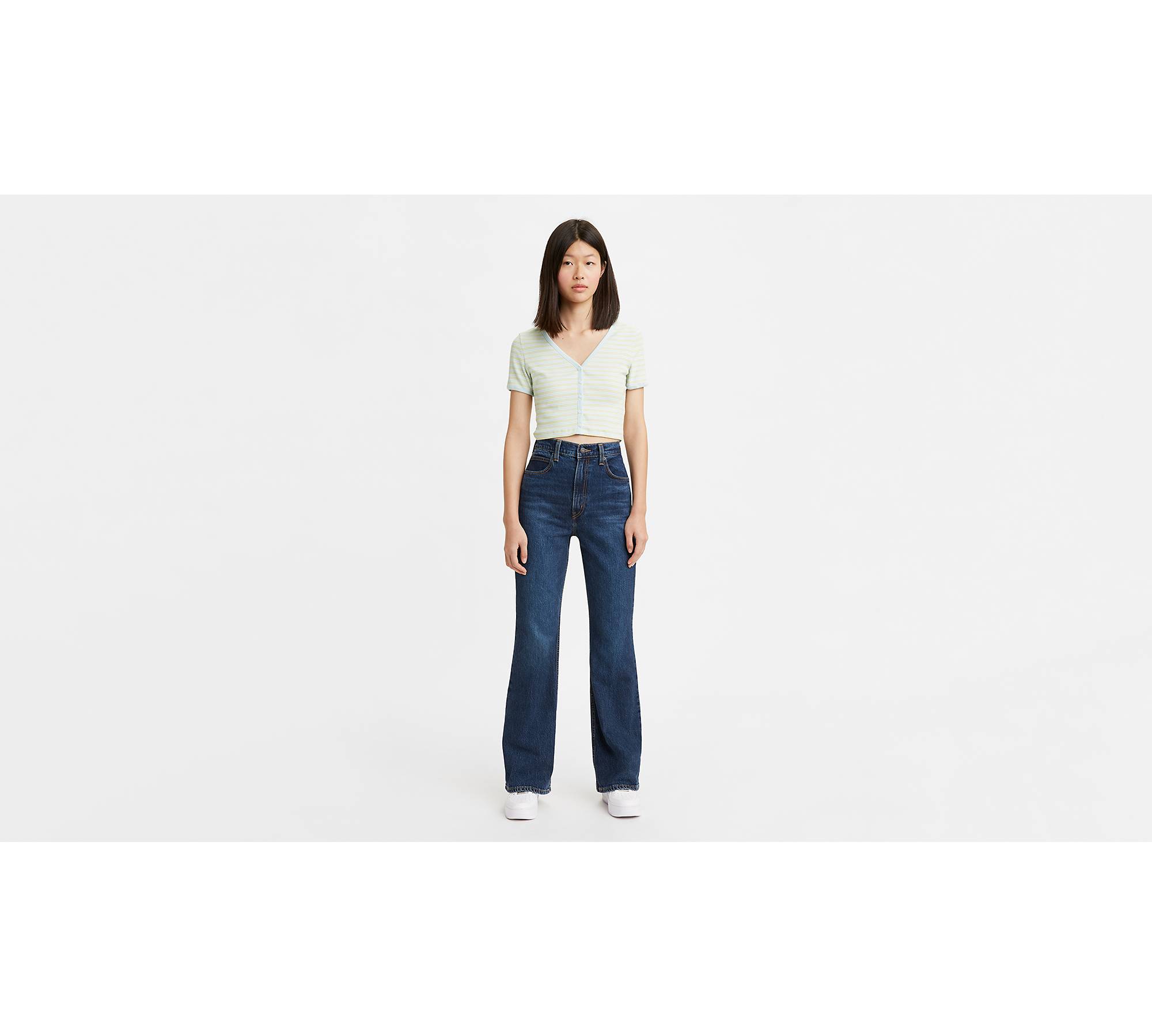 Levi'S 70'S High Flare Jeans In Indigo-Navy for Women