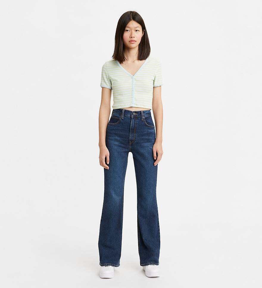 70's High Rise Flare Women's Jeans - Dark Wash | Levi's® US