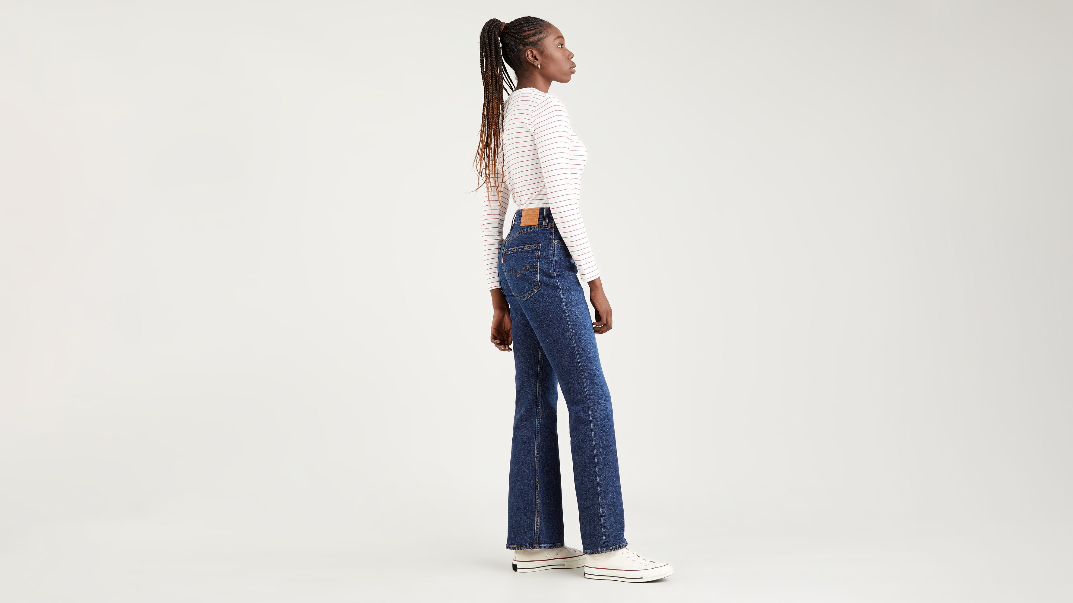 LEVI'S 70S HIGH FLARE, Blue Women's Denim Trousers