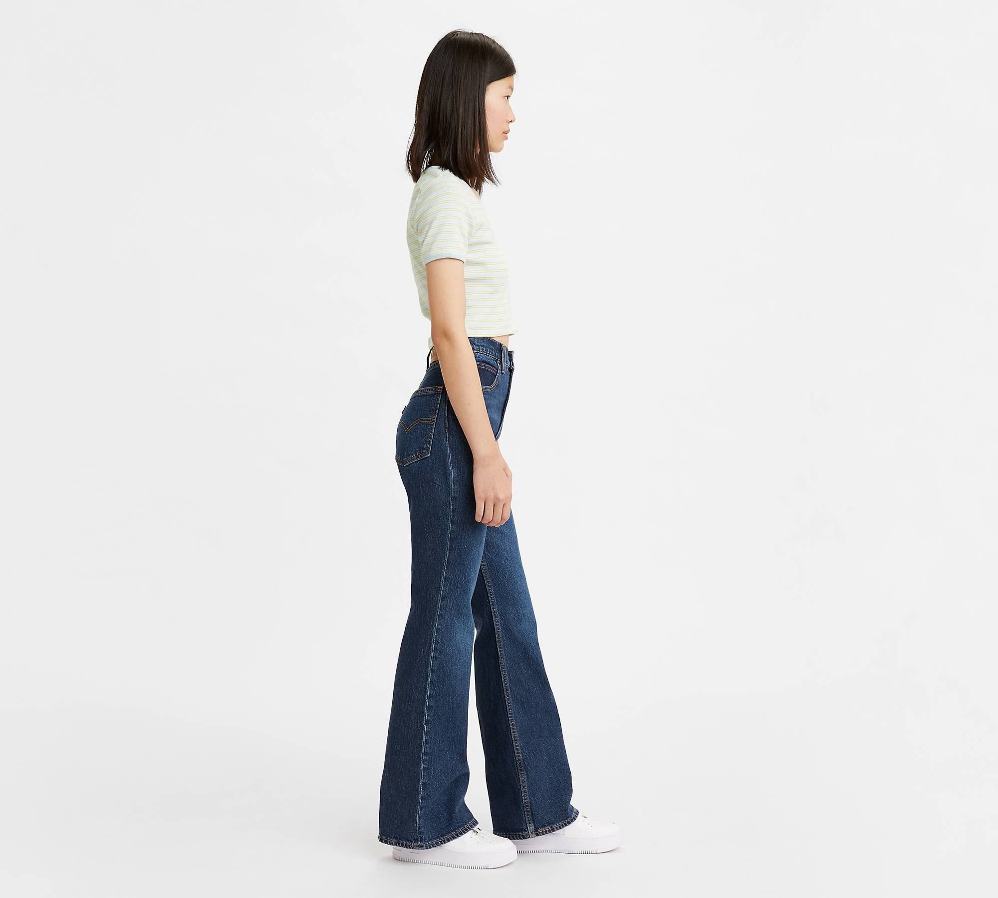 70's High Rise Flare Women's Jeans - Dark Wash | Levi's® US