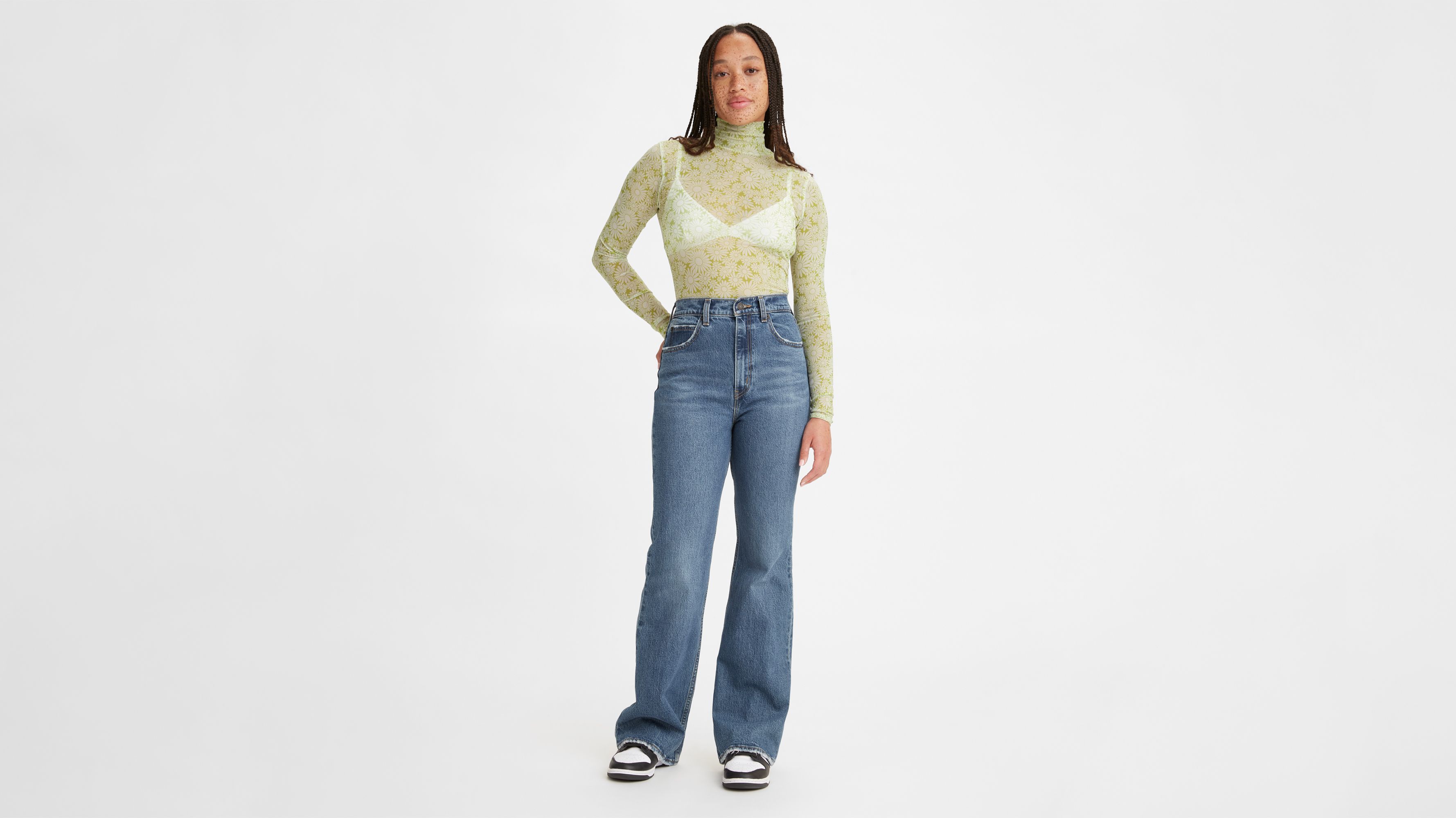 70's High Rise Flare Women's Jeans - Dark Wash | Levi's® US