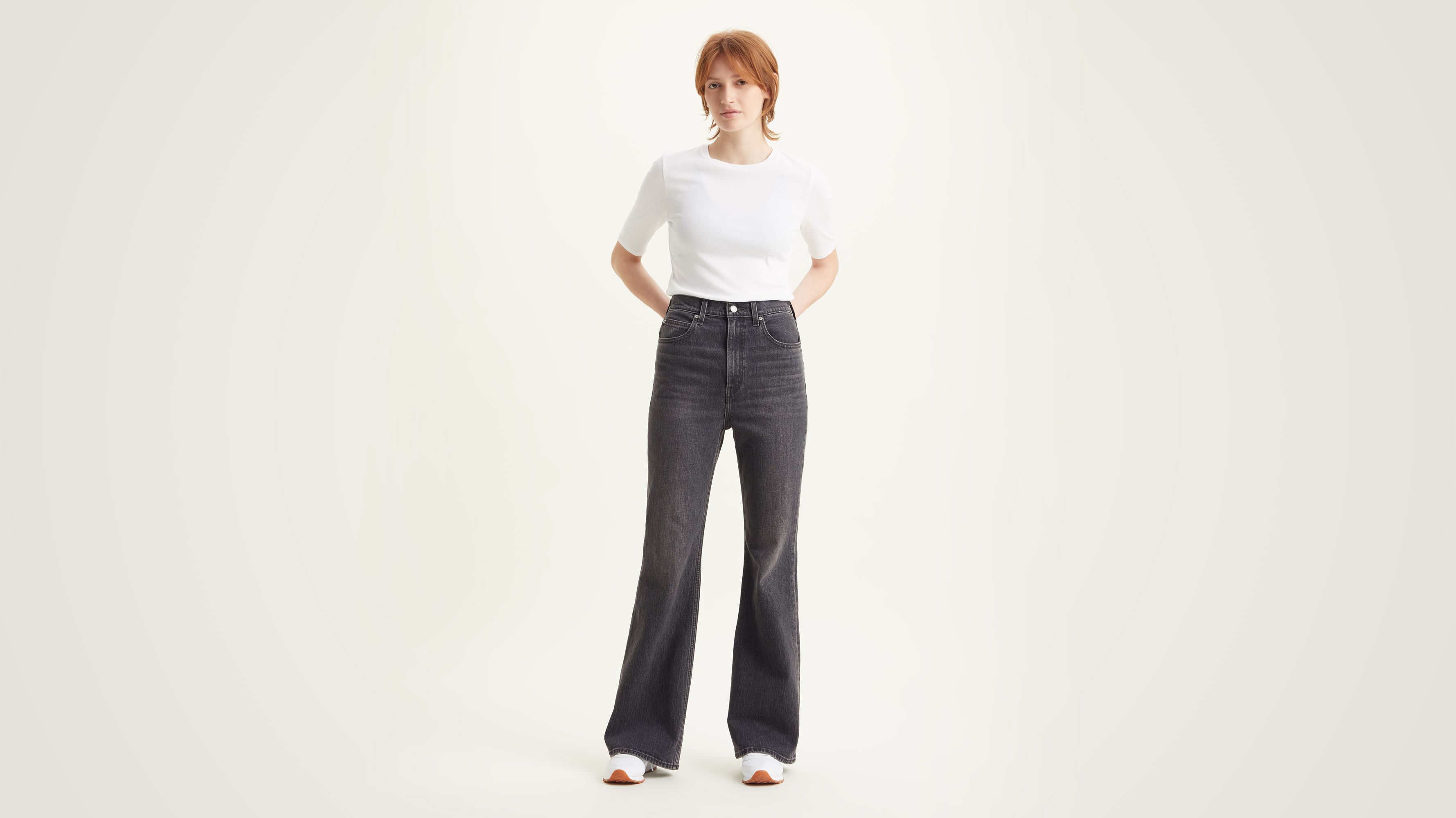 70's High Flare Jeans - Black | Levi's® AD