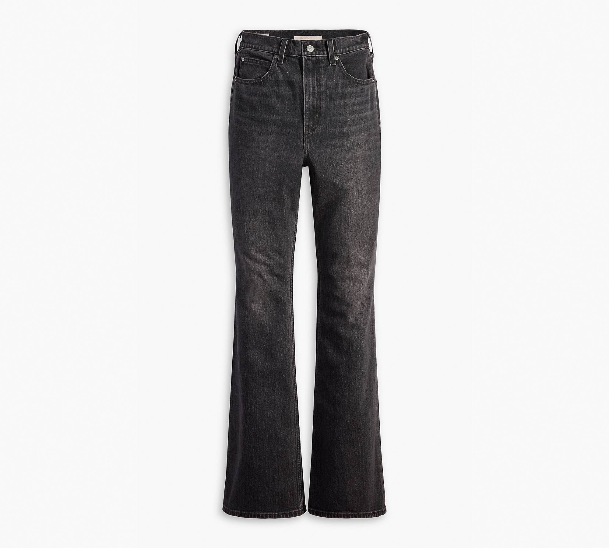 70's High Flare Women's Jeans - Black | Levi's® CA