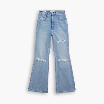 70's High Rise Flare Women's Jeans 5