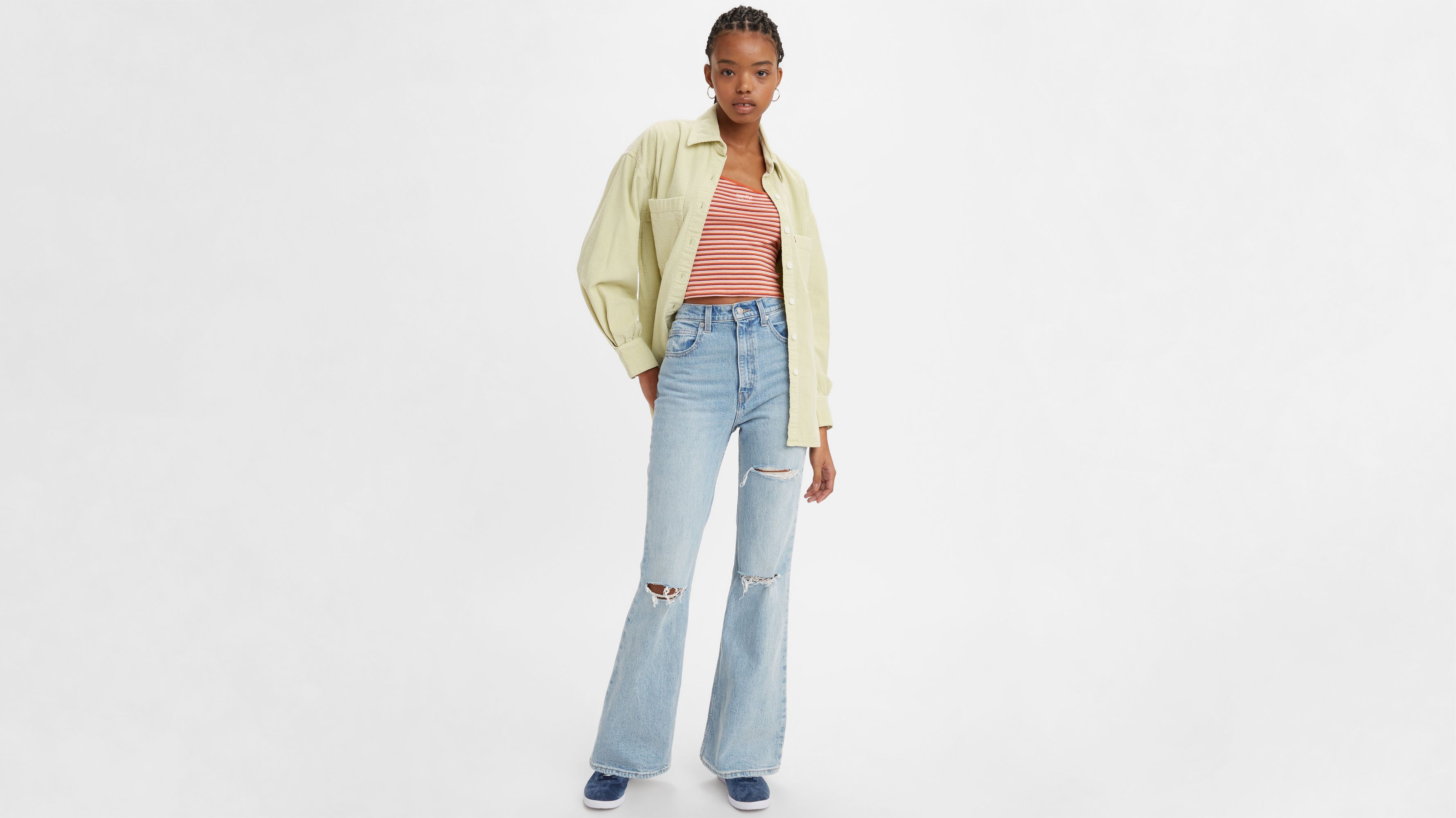 70's High Rise Flare Women's Jeans 1