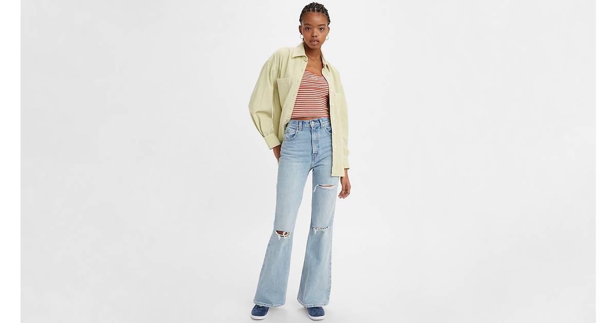70's High Rise Flare Women's Jeans - Light Wash | Levi's® US