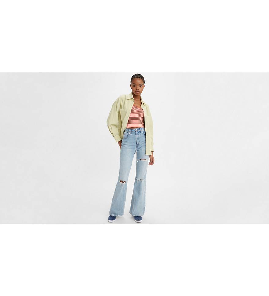 Buy Levi's MOVIN ON 70S HIGH FLARE - Neutrals