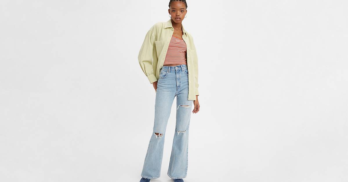 70's High Flare Women's Jeans - Light Wash | Levi's® US