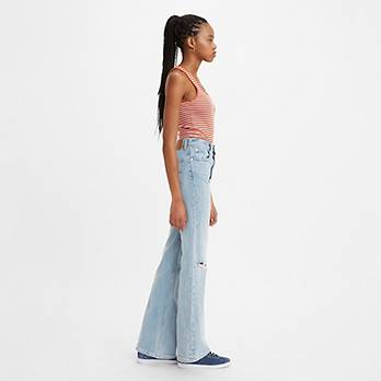 70's High Rise Flare Women's Jeans 3