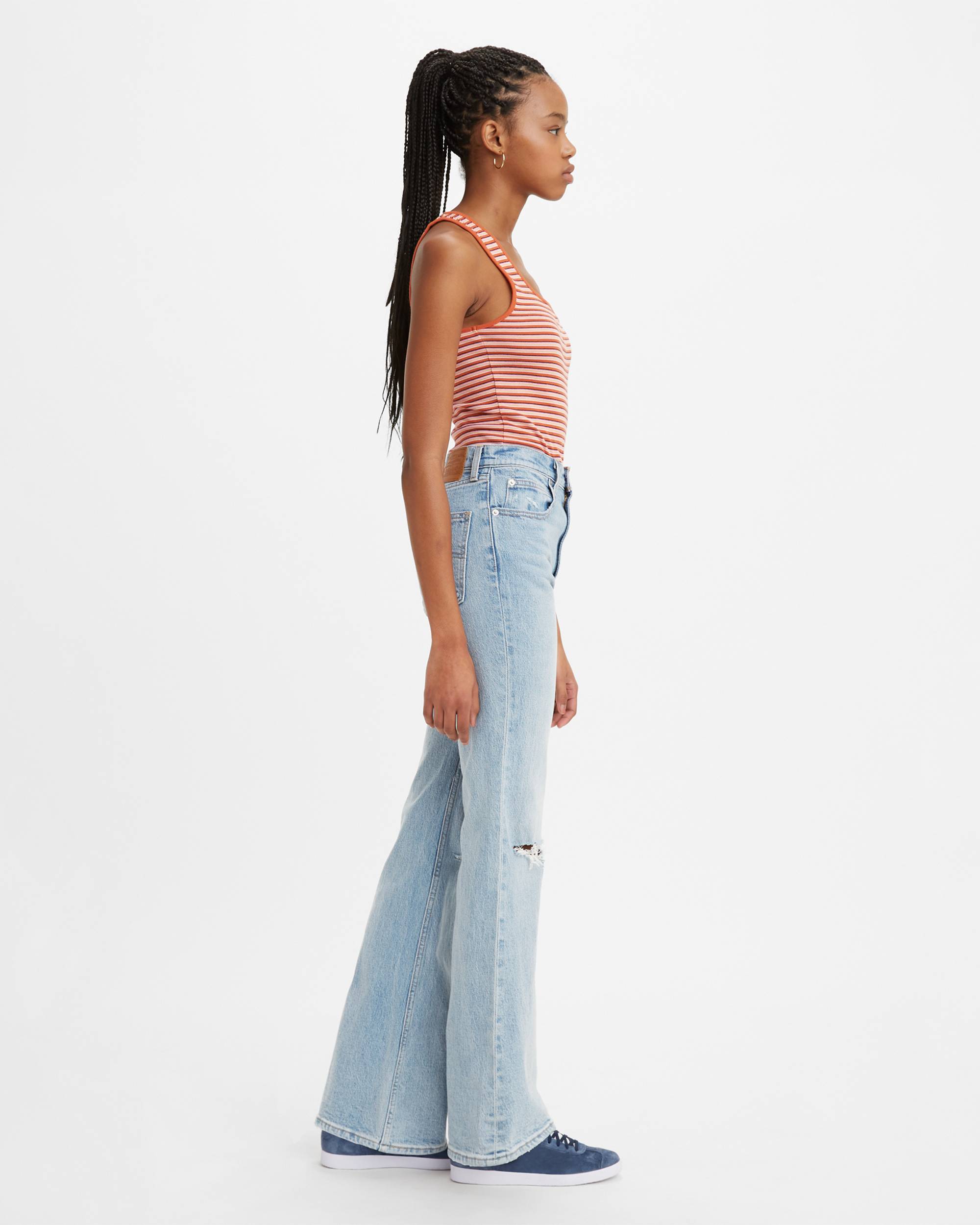 70's High Rise Flare Women's Jeans - Light Wash | Levi's® US 70's High Rise Flare Women's Jeans - Light Wash | Levi's® US