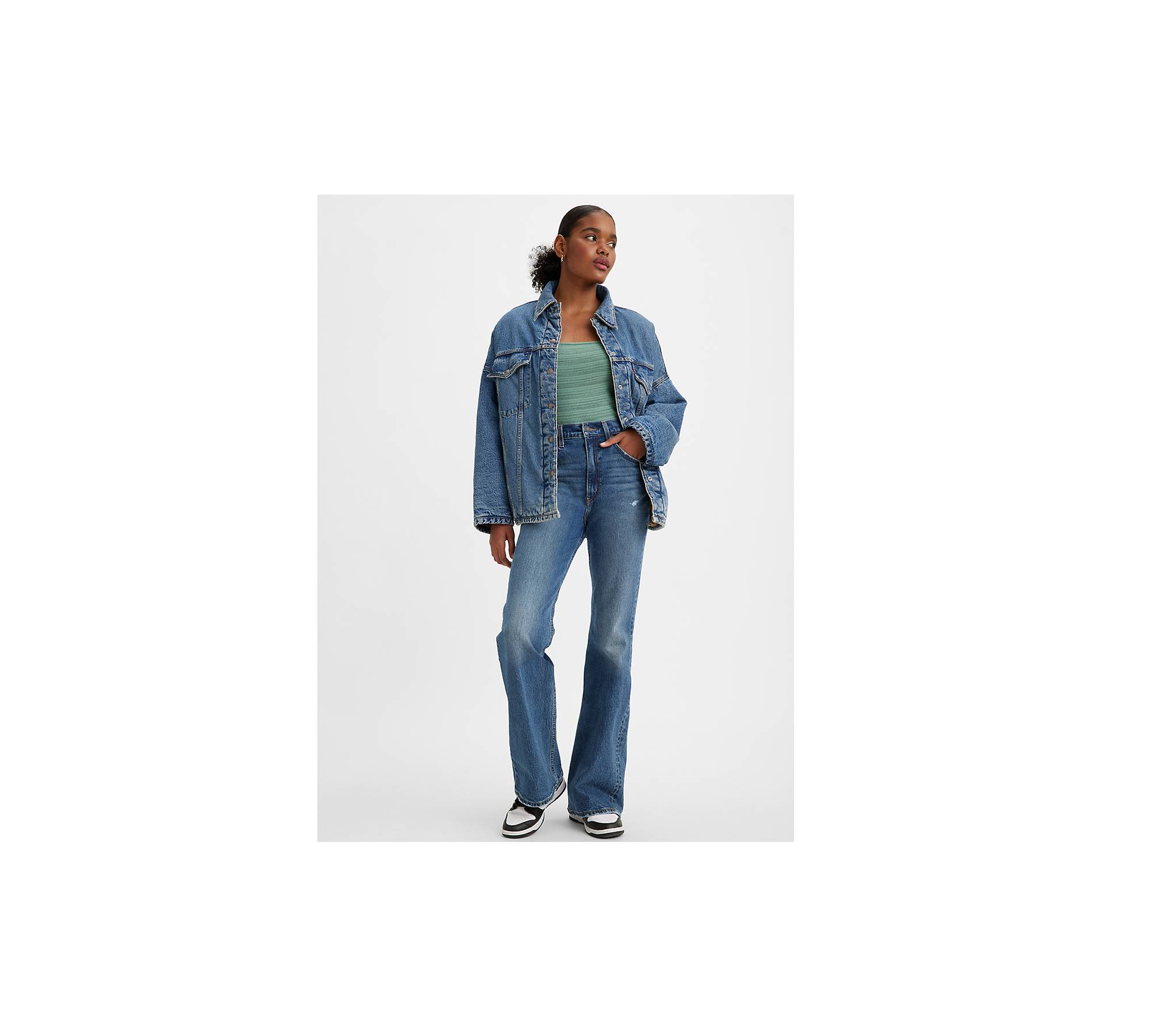 70's High Flare Jeans - Blue | Levi's® GB