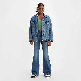 70's High Flare Jeans 4