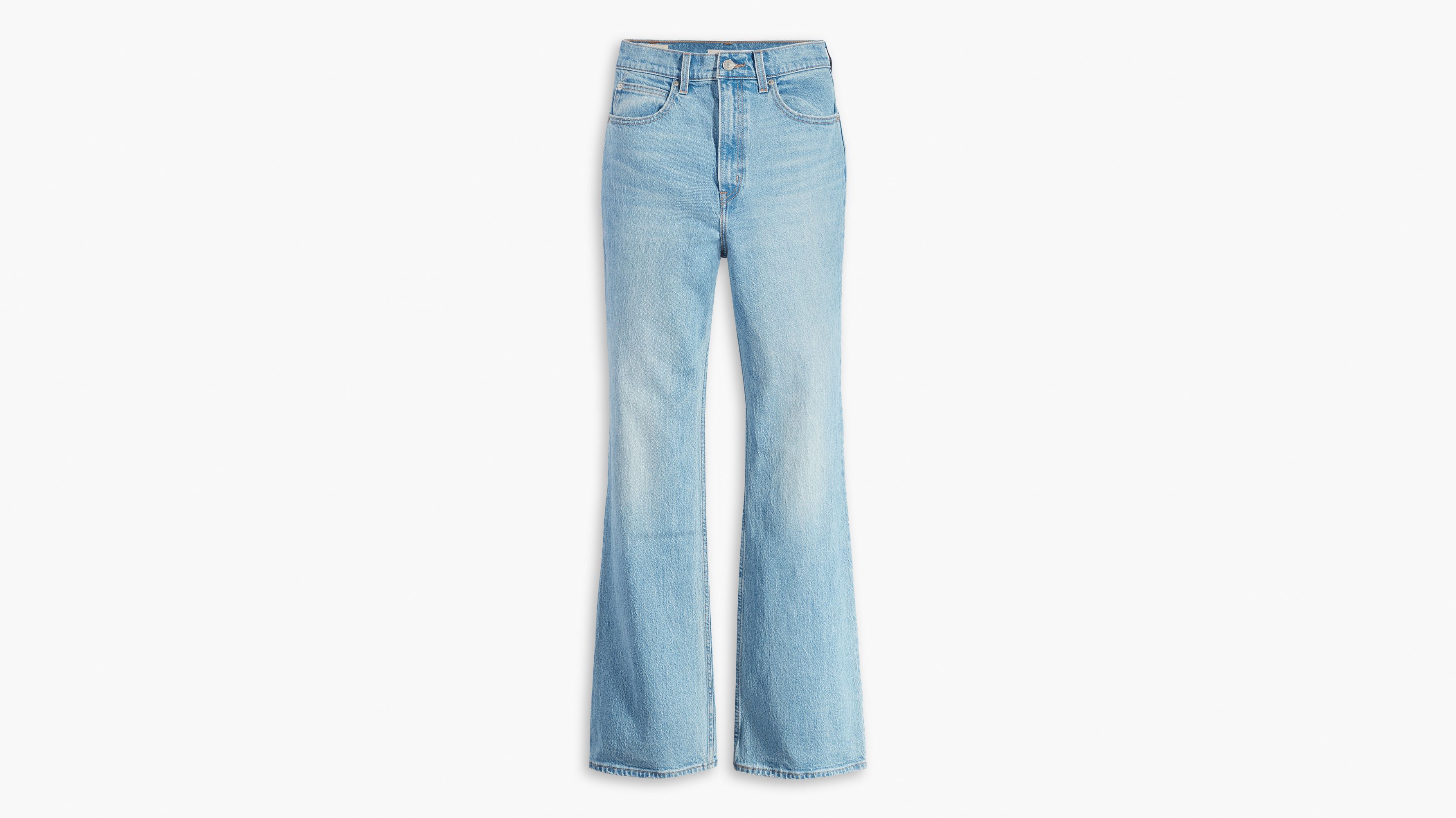 70's High Flare Women's Jeans - Light Wash
