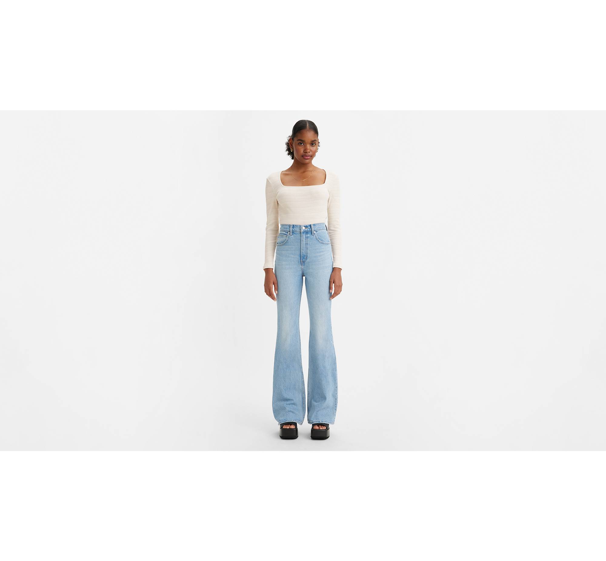 70's High Flare Jeans - Blue | Levi's® RS
