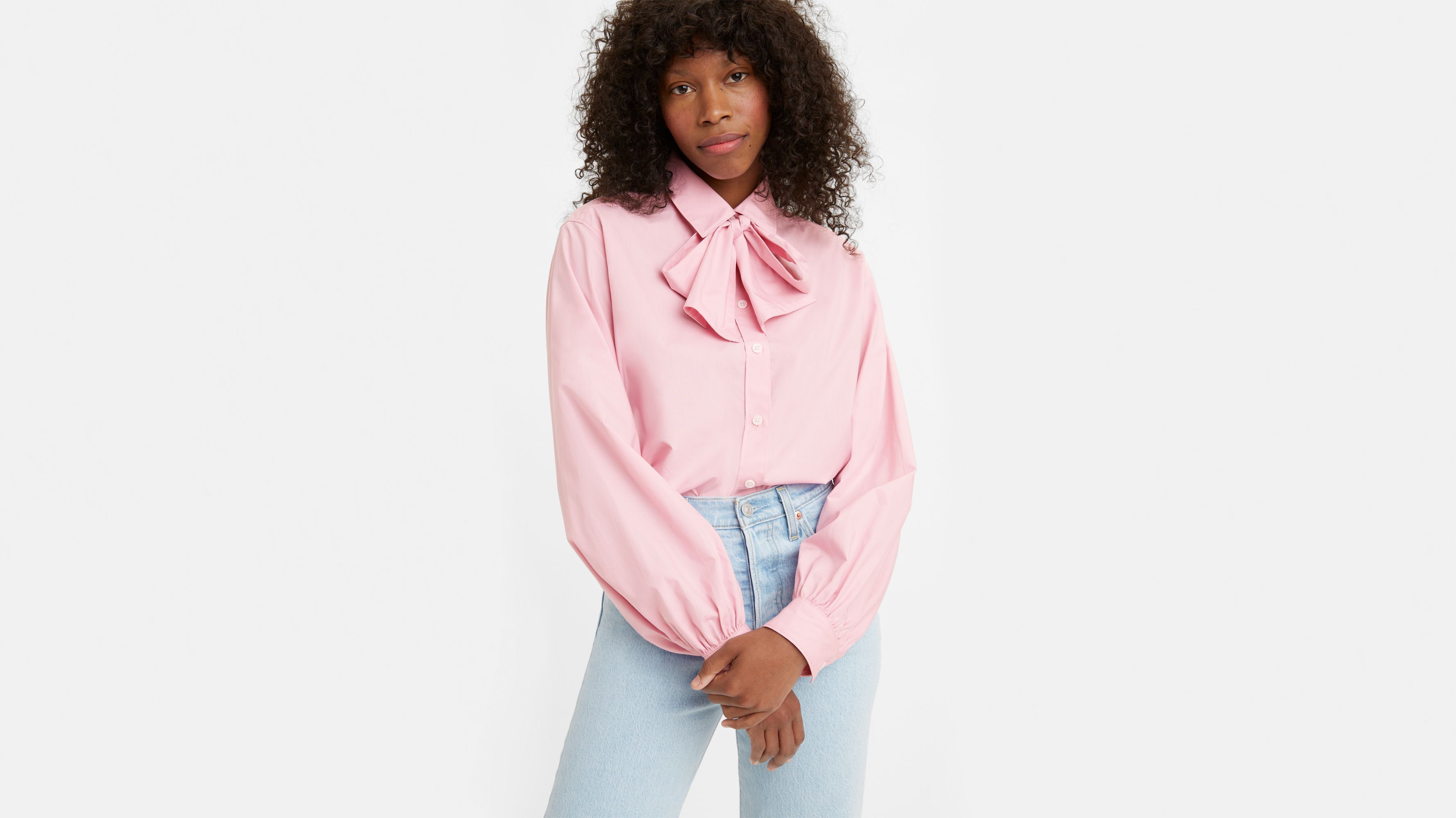 Gretchen Button-up Blouse - Purple | Levi's® US