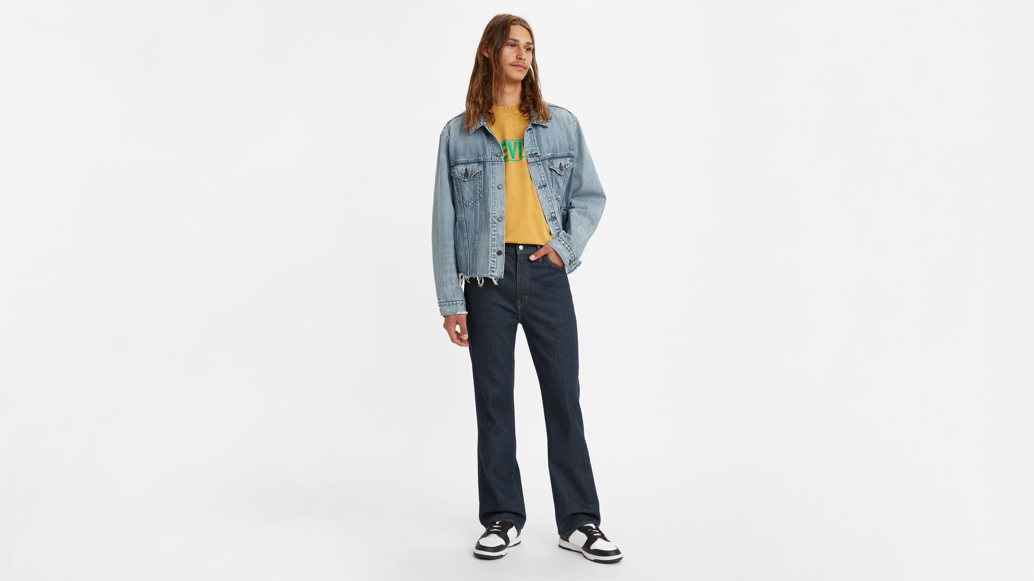 Levi's store flares mens