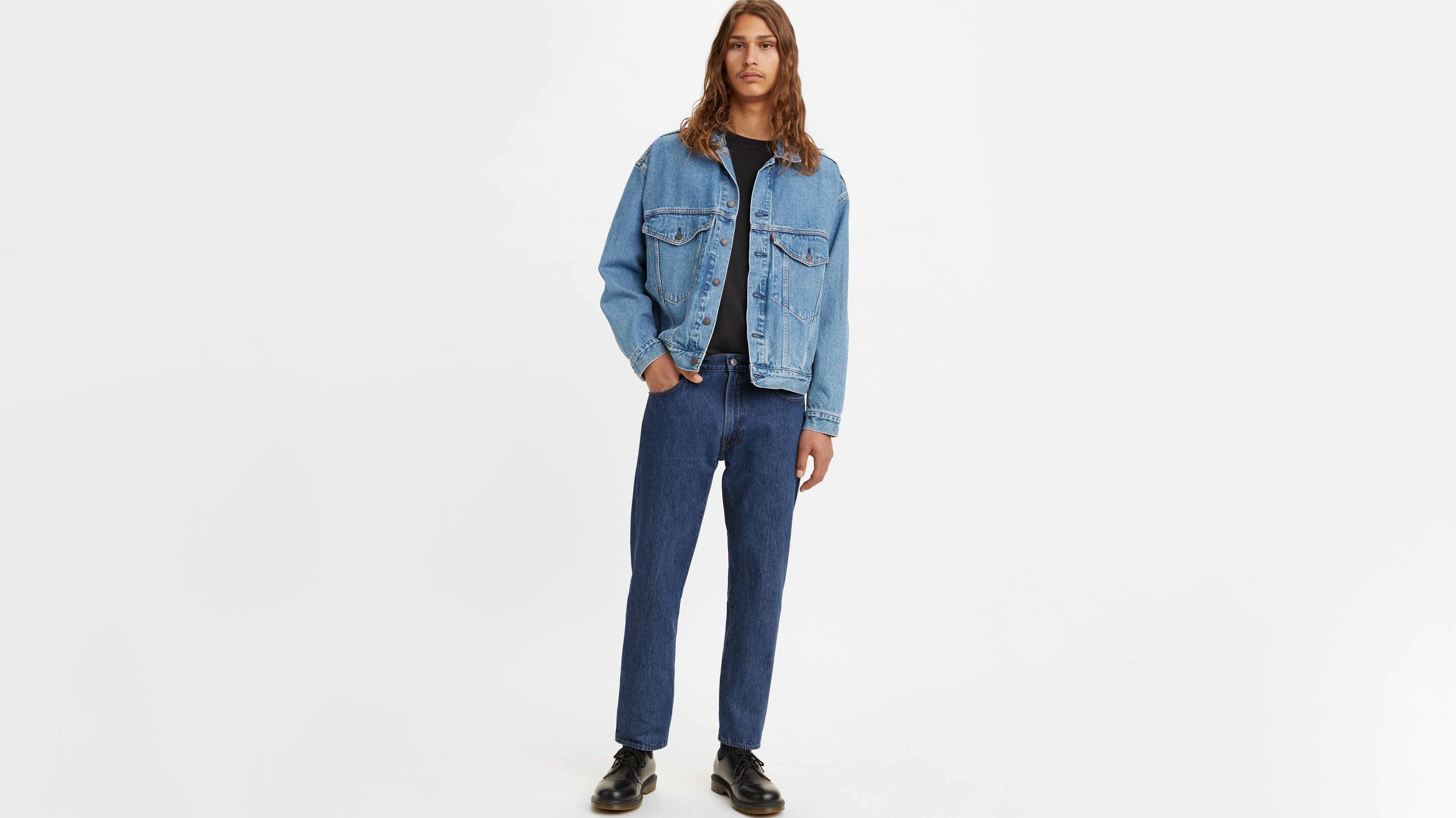 straight cropped jeans mens