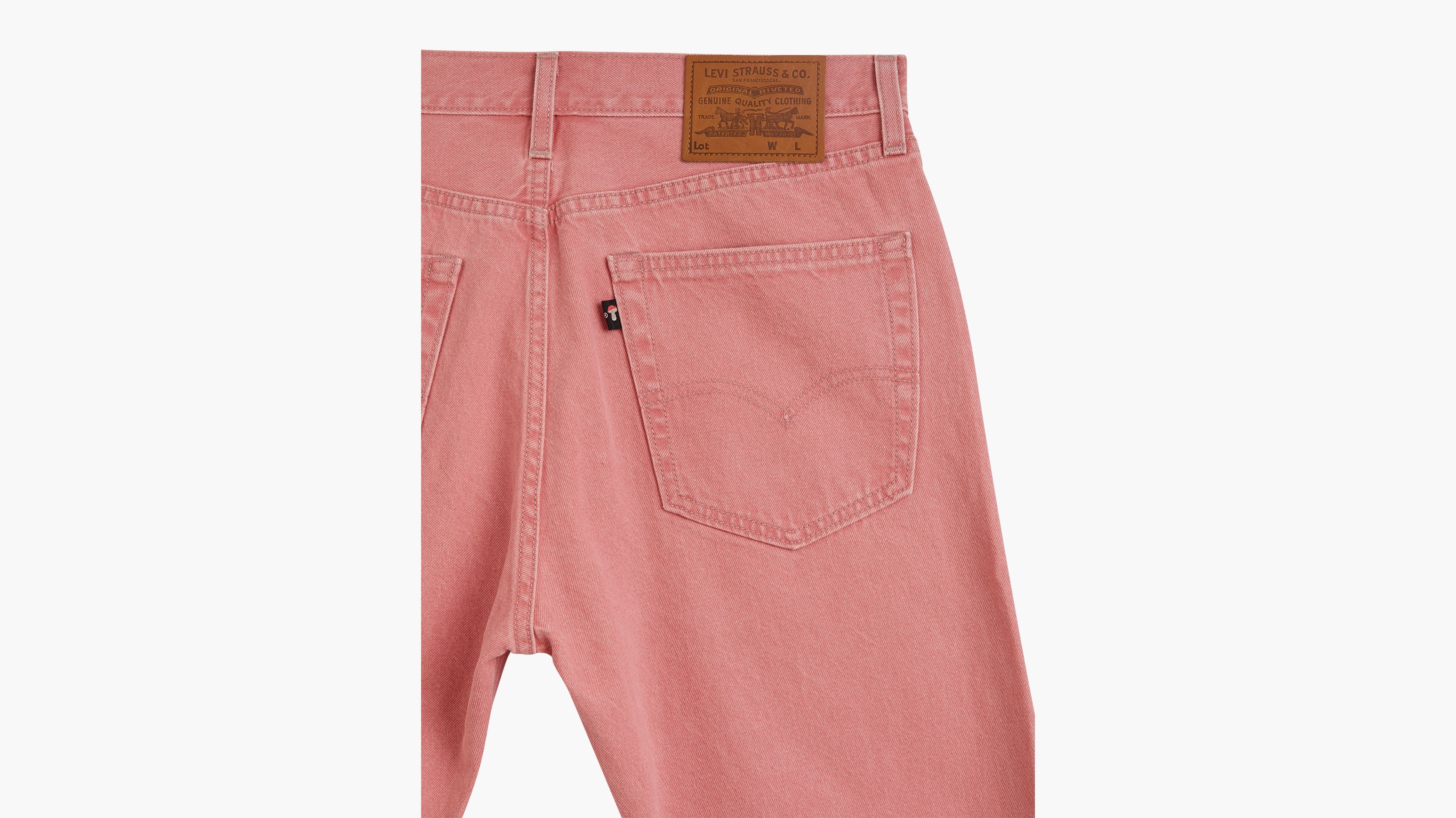 551™ Z Authentic Straight Fit Cropped Men's Jeans - Red | Levi's® US