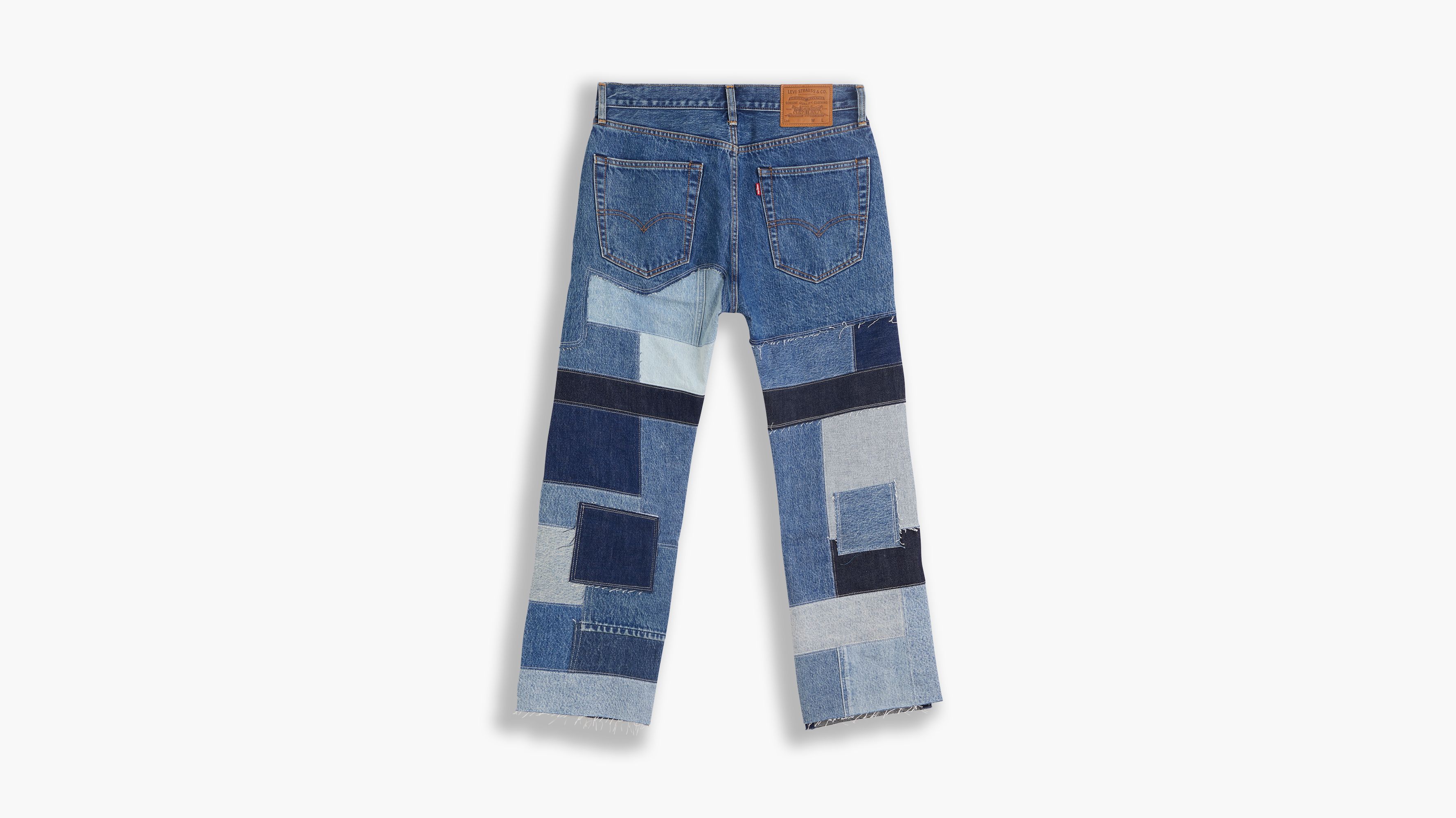 551z™ Authentic Straight Crop Jeans - Blue | Levi's® GR