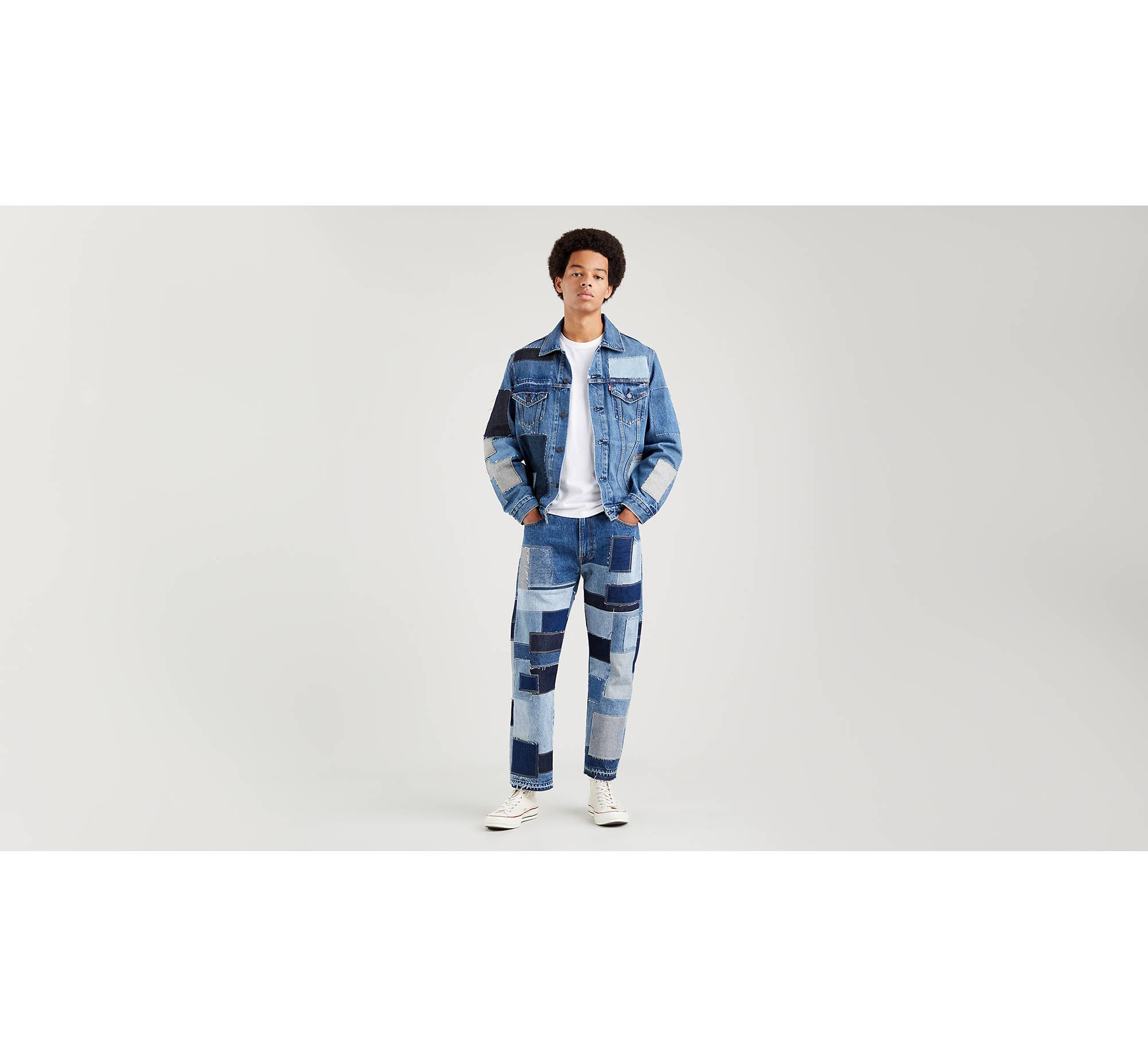 551z™ Authentic Straight Crop Jeans - Blue | Levi's® XK