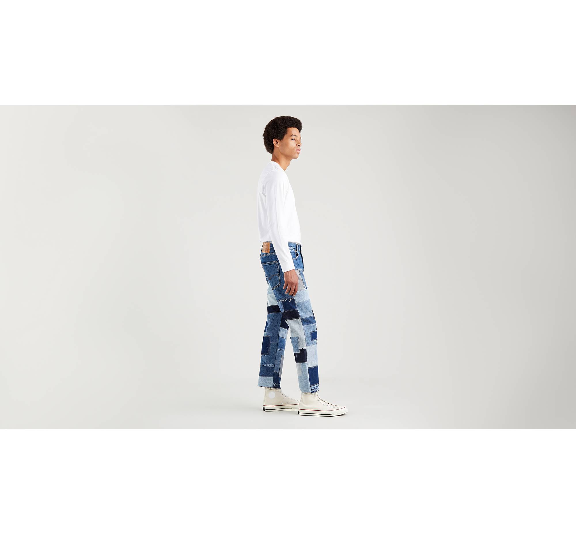 551z™ Authentic Straight Crop Jeans - Blue