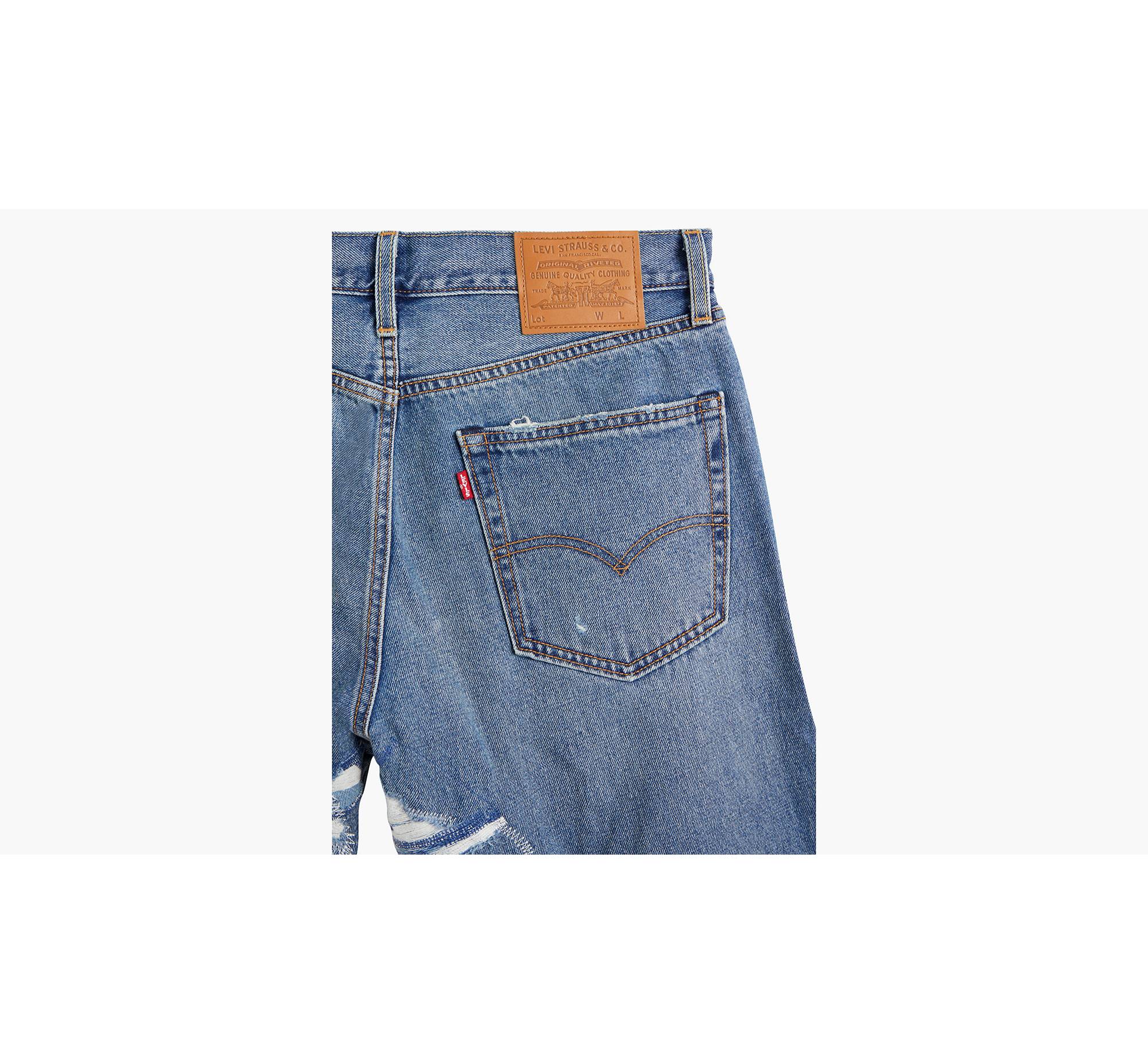 551z™ Authentic Straight Crop Jeans - Blue | Levi's® AD