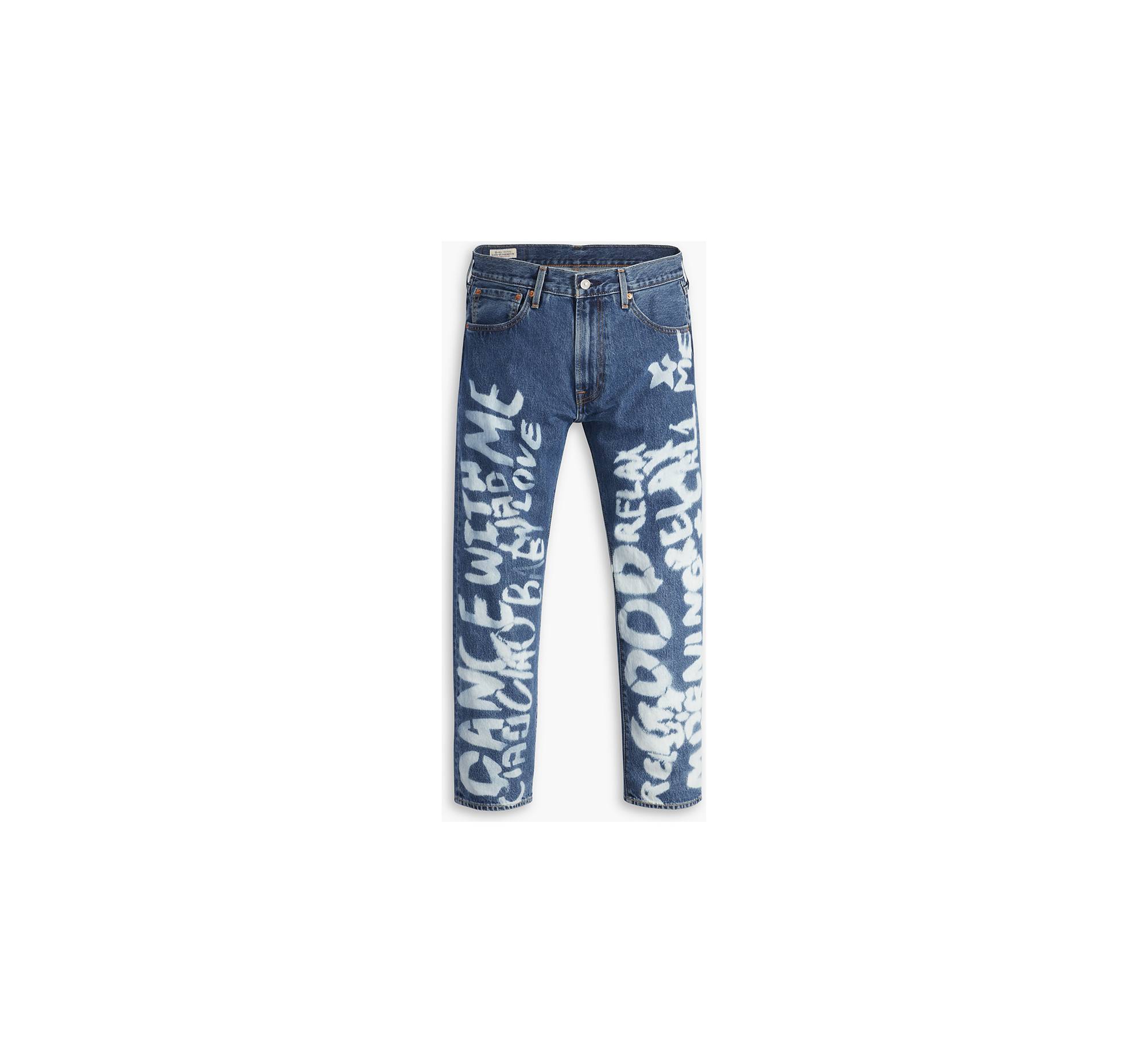 551™ Z Authentic Straight Crop Jeans - Blue | Levi's® AZ