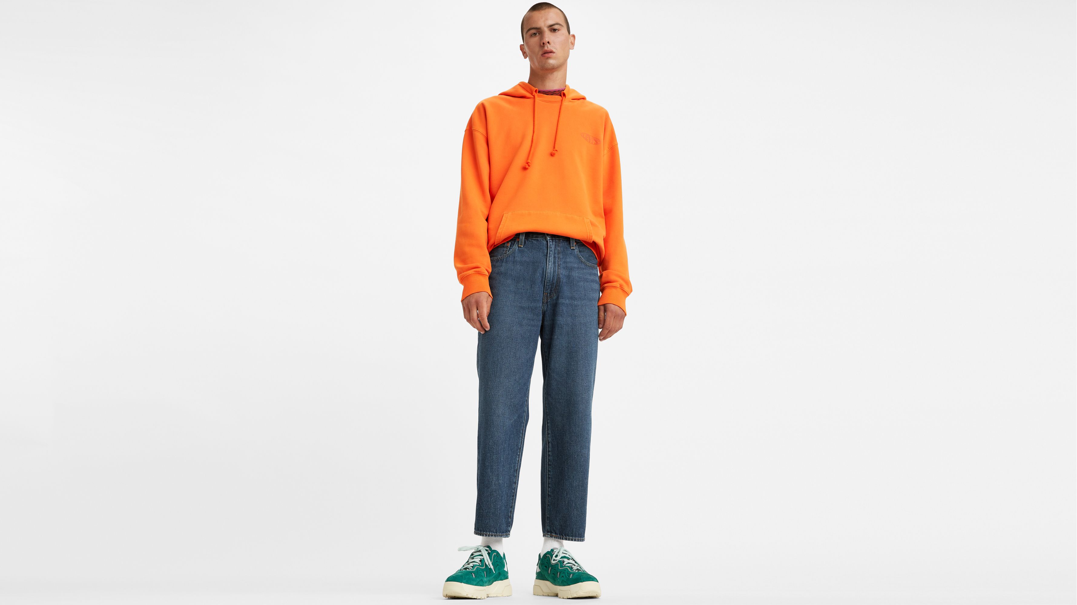 Stay Loose Taper Fit Cropped Men's Jeans 1