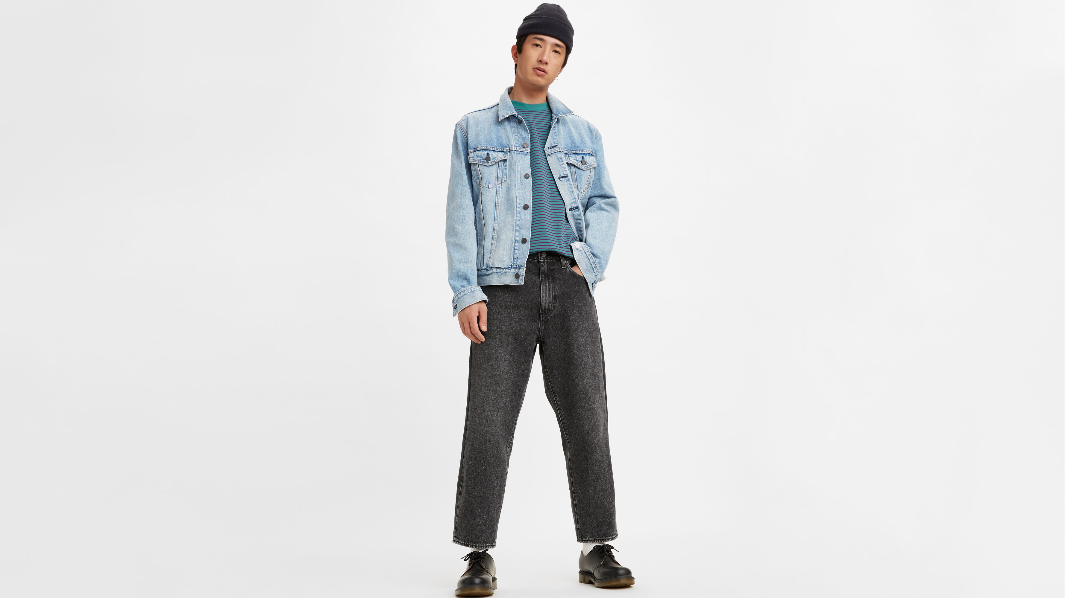 Stay Loose Taper Fit Cropped Men's Jeans 2