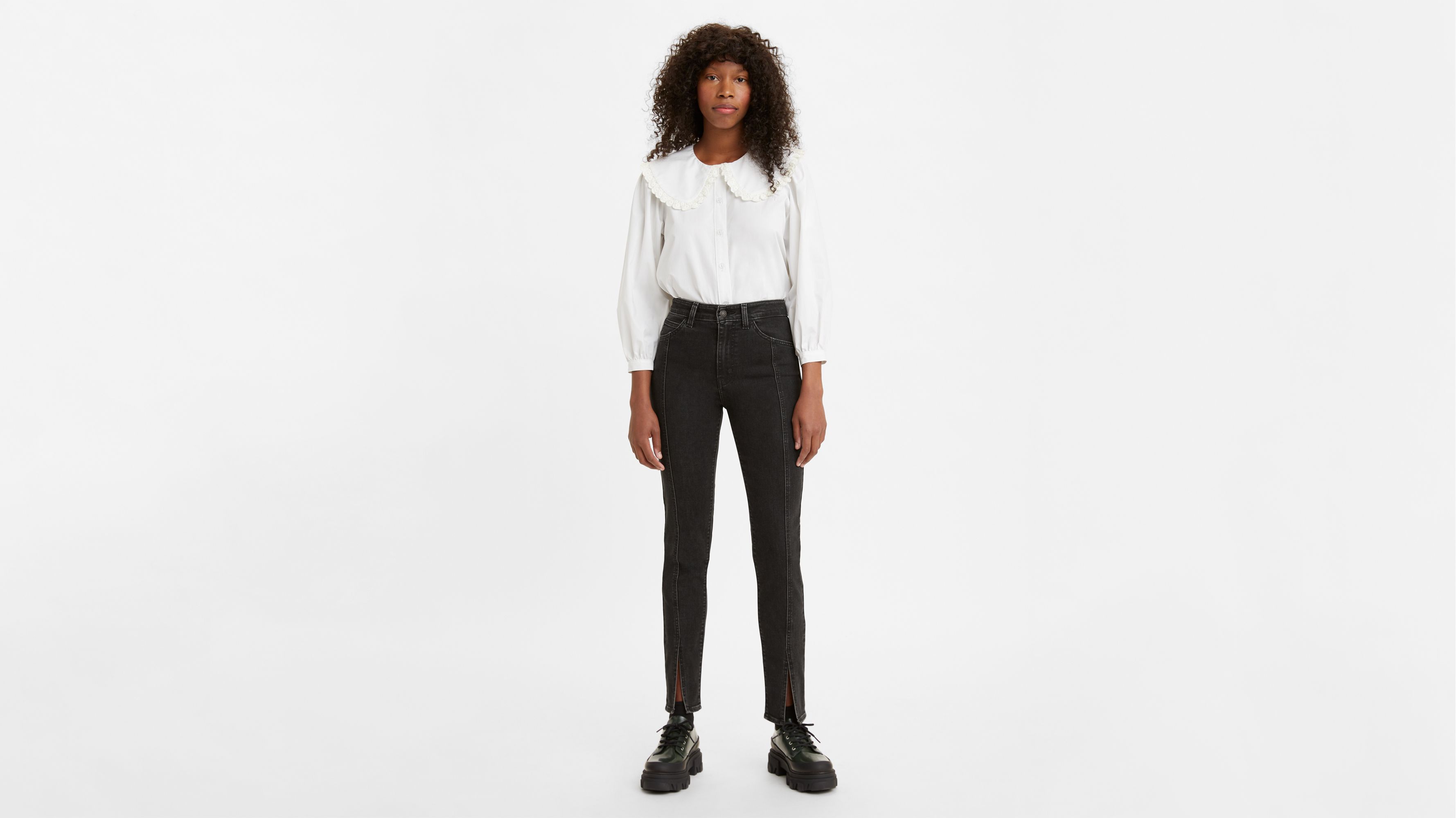 levis 721 womens jeans black