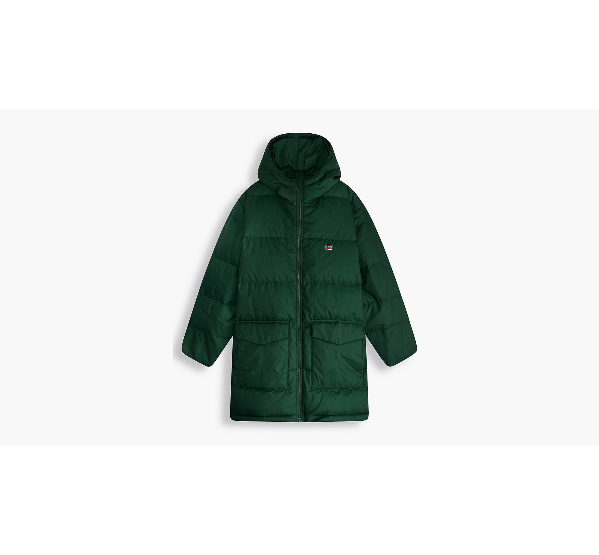 Telegraph Hooded Short Jacket - Green