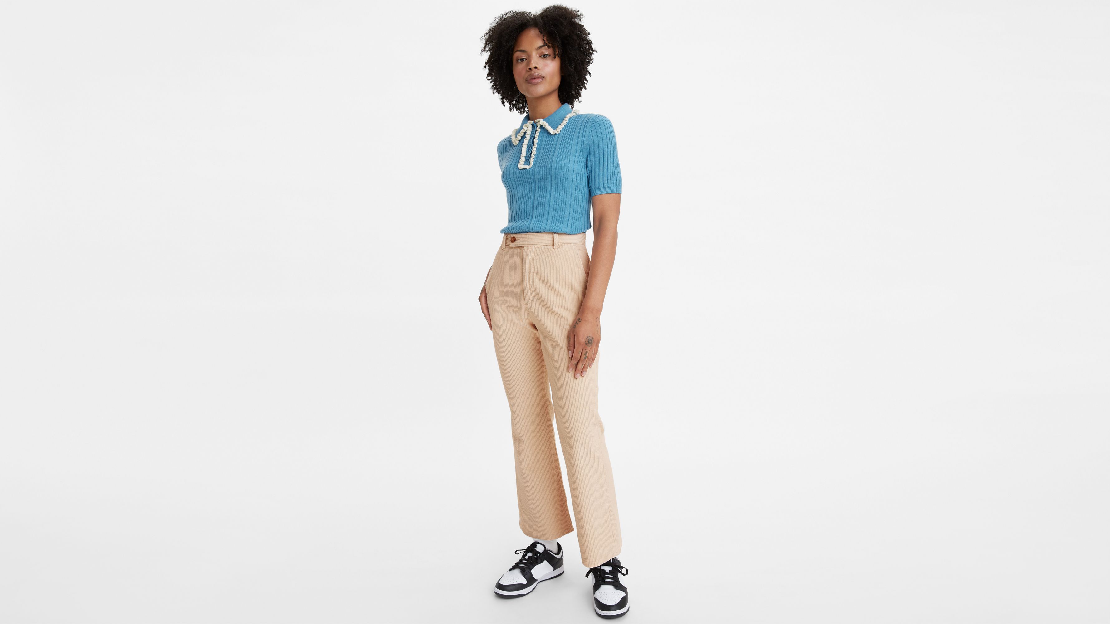 Math Club Flare Corduroy Women's Trousers - Brown | Levi's® US